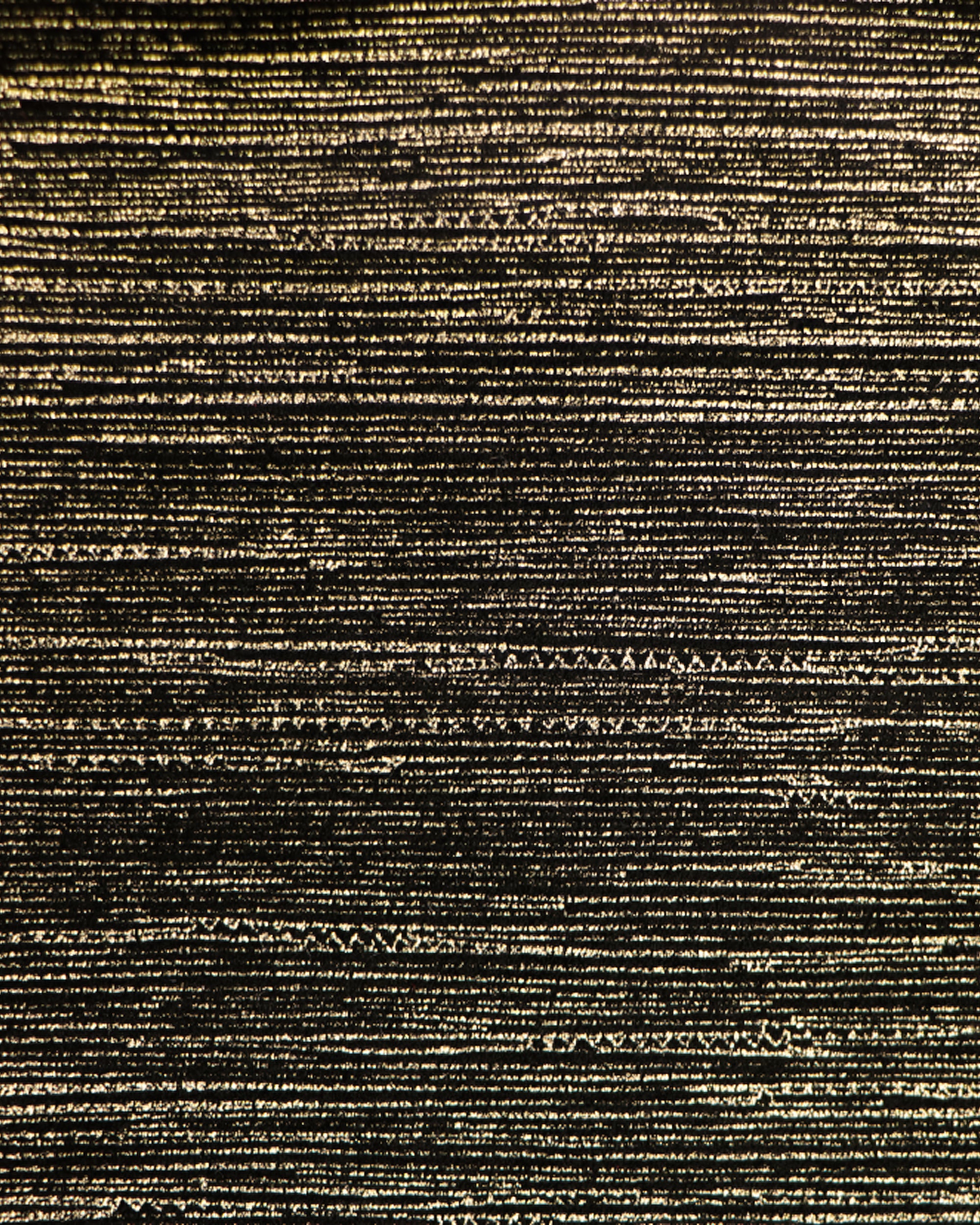 Rome Samtvorhang mit dreifacher französischer Quetschfalte, 130 x 290 cm, schwarzer Foliendruck