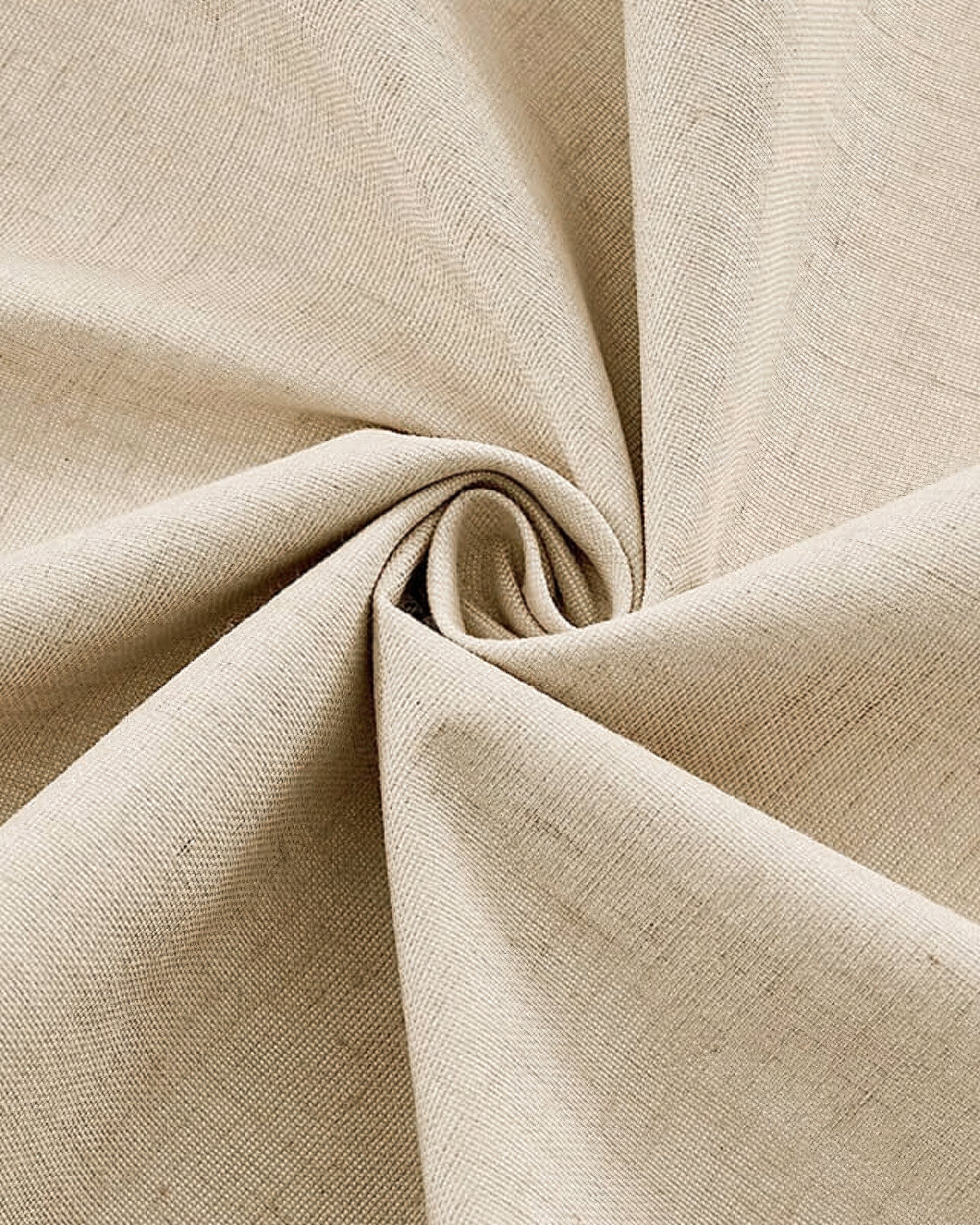 Cronin Linen Look Blackout Custom Curtain