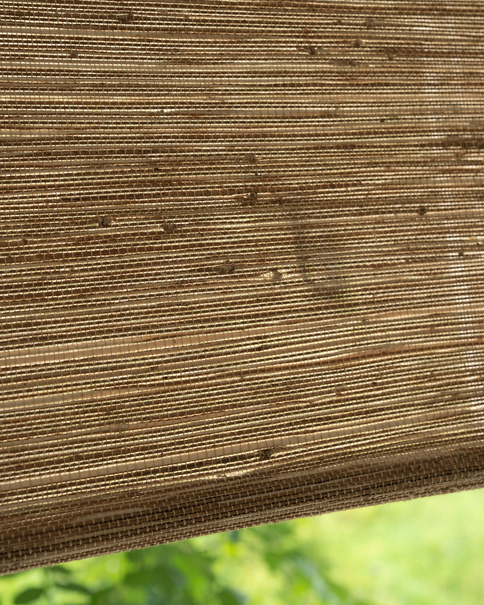 Mia Jute Motorized Woven Shade - Straw - TheHues