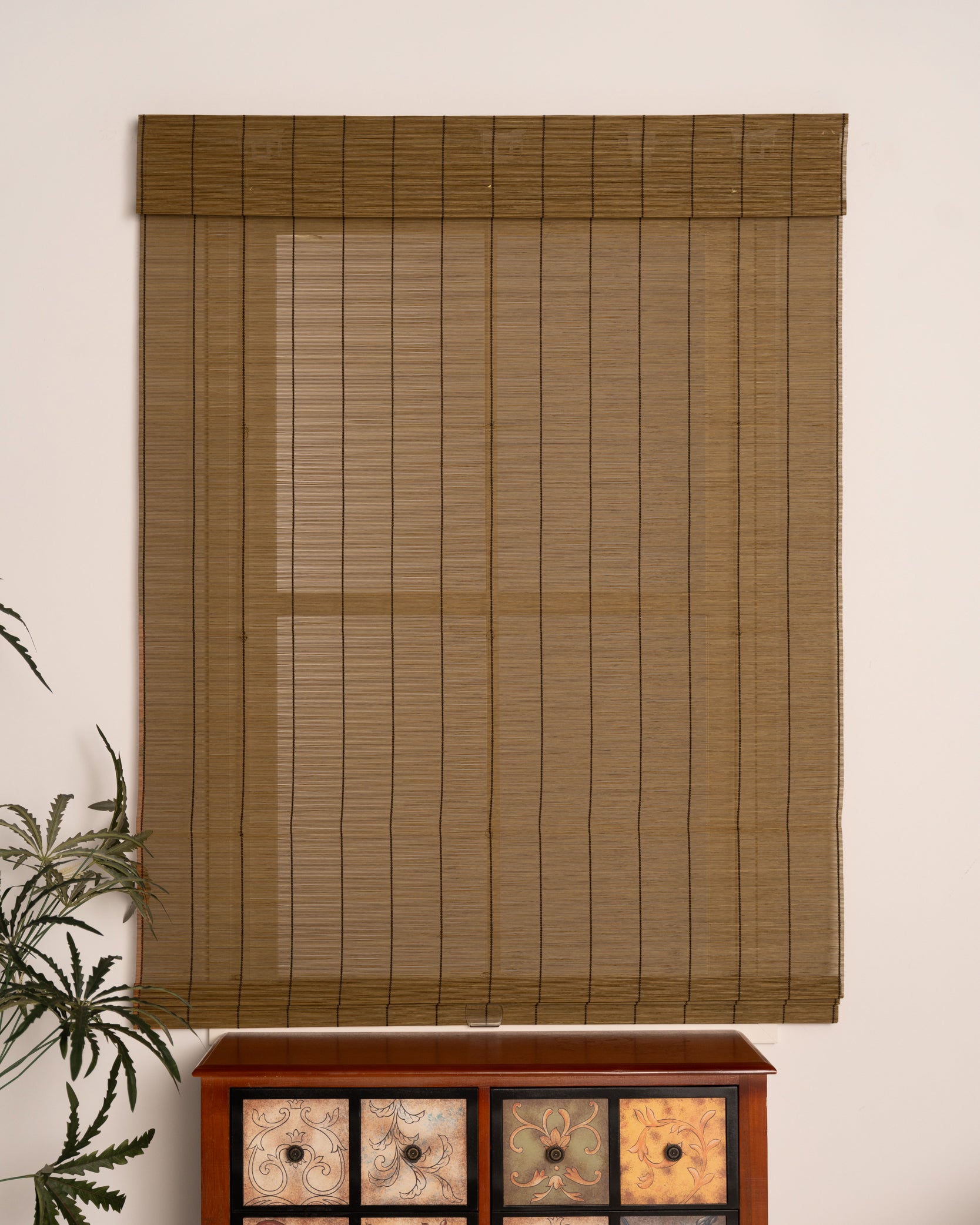 Toni Bamboo Woven Shade - Tan - TheHues