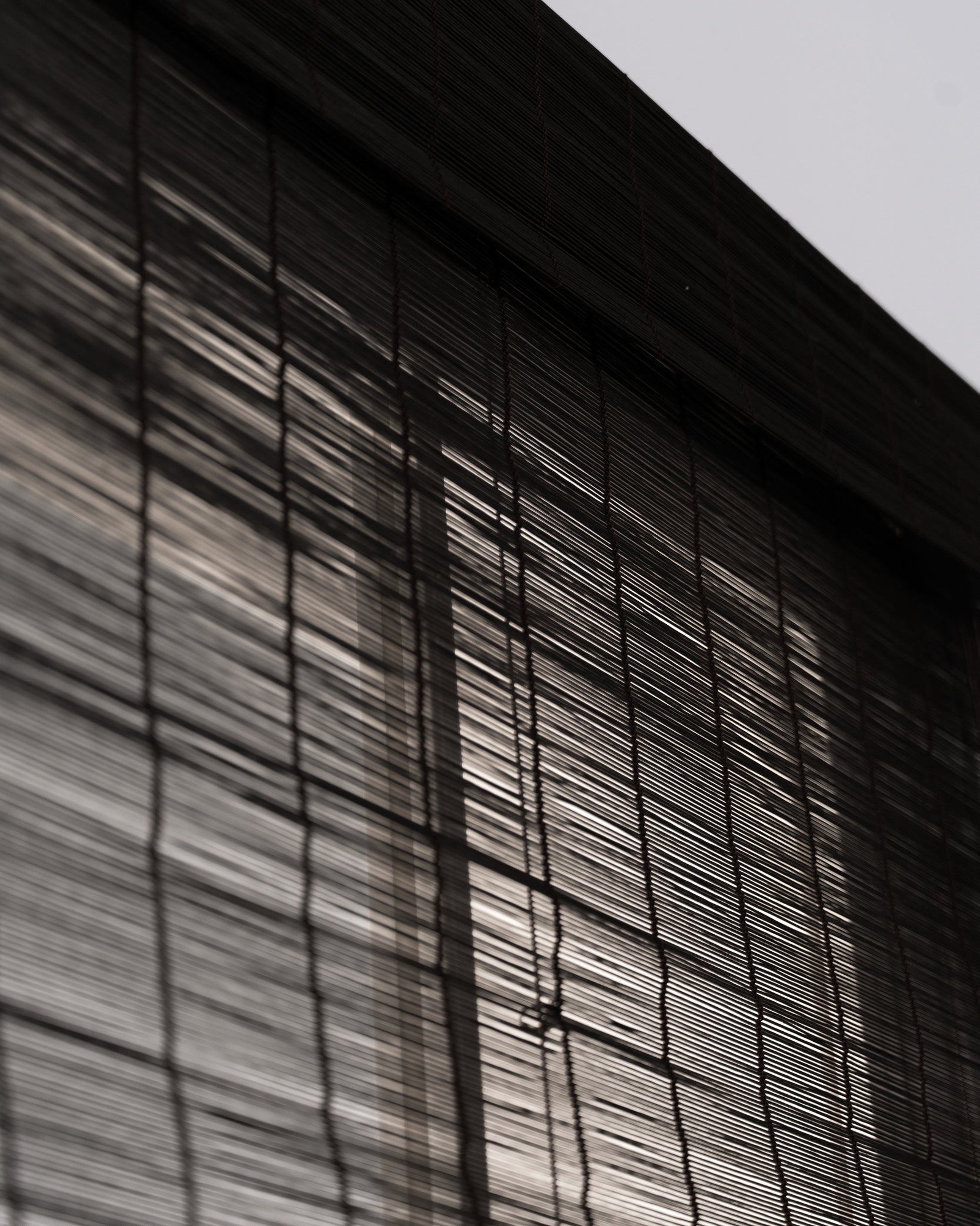 Toni Bamboo Woven Shade - Black