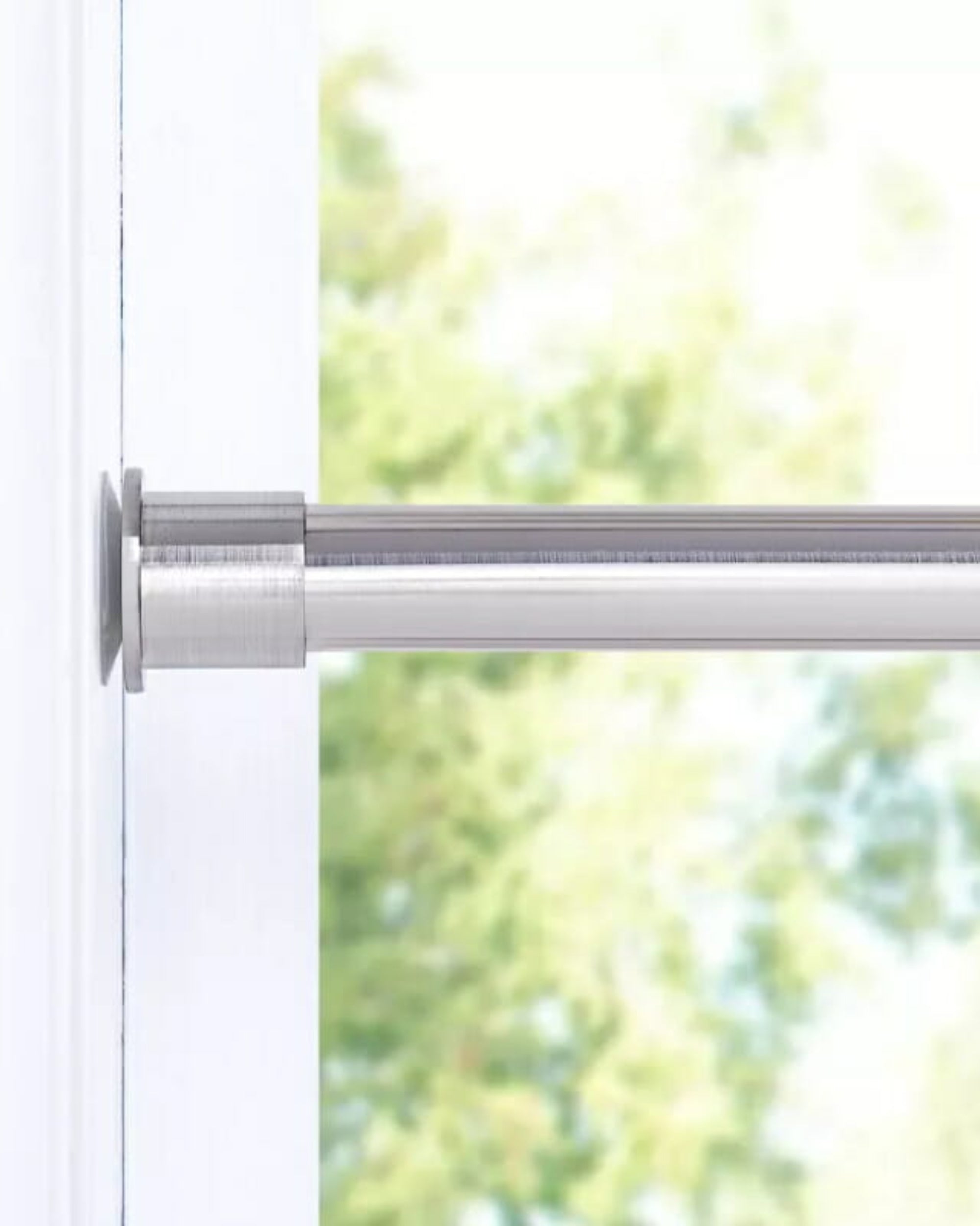 Tension Rod Adjustable No Drill Tension Curtain Rod - TheHues