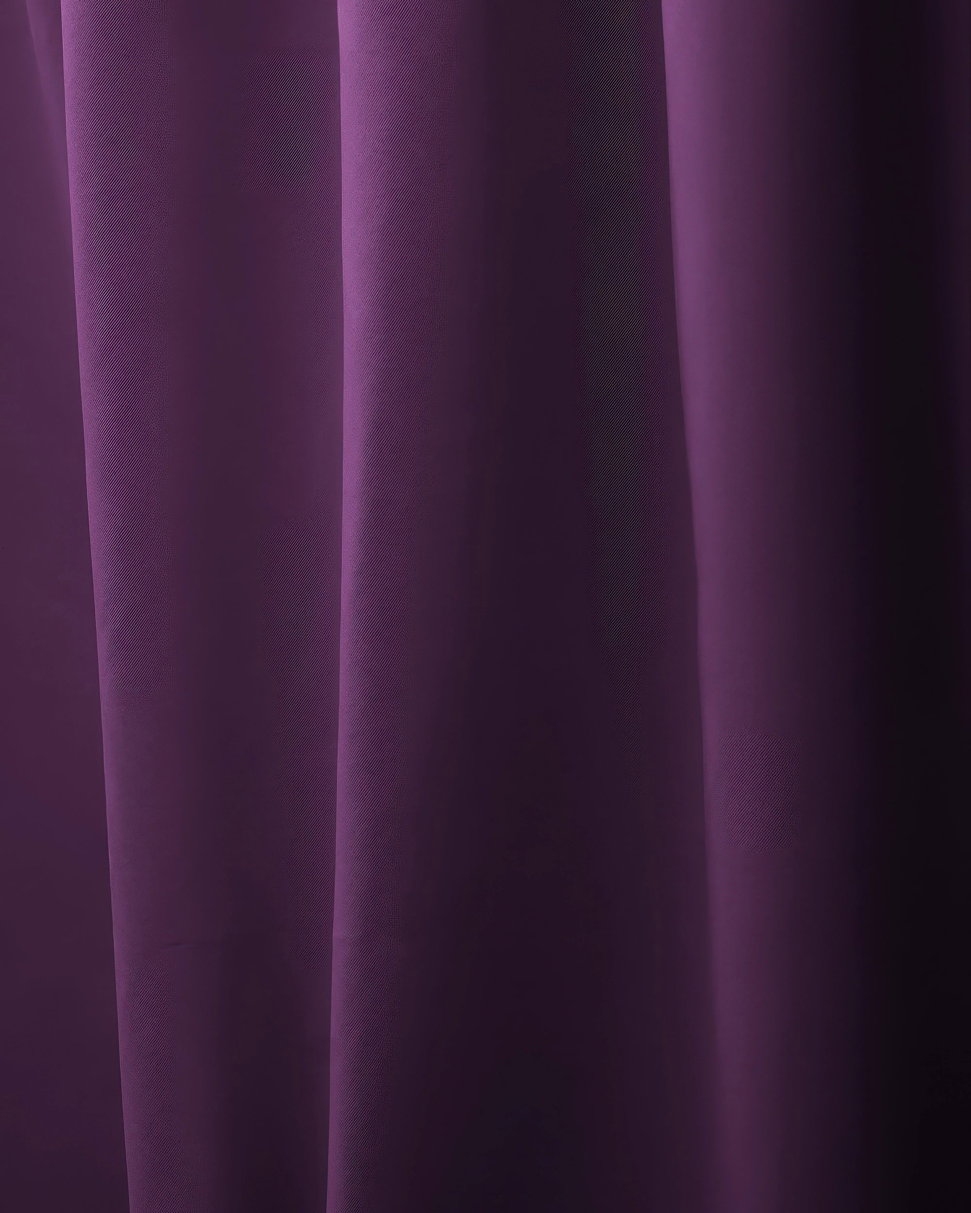 Hussein Custom Curtain Deep Purple Close-up