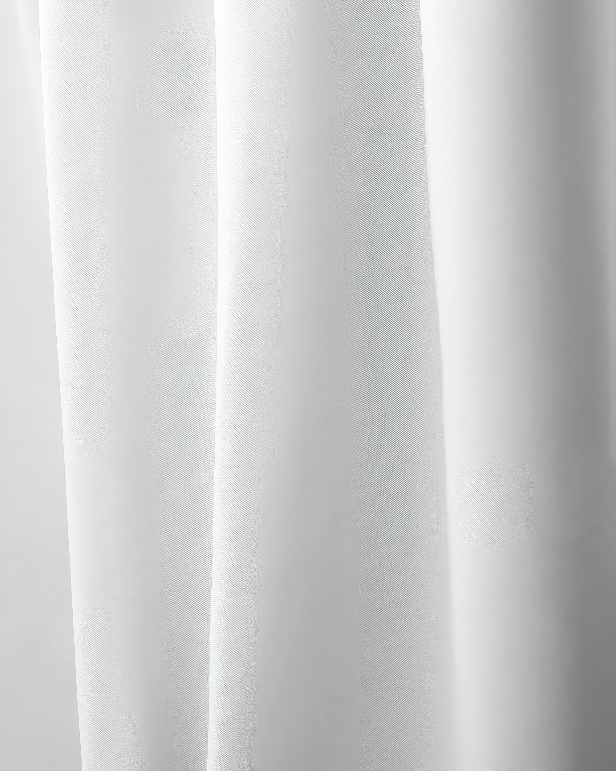 Hussein Custom Curtain Pure White Close-up