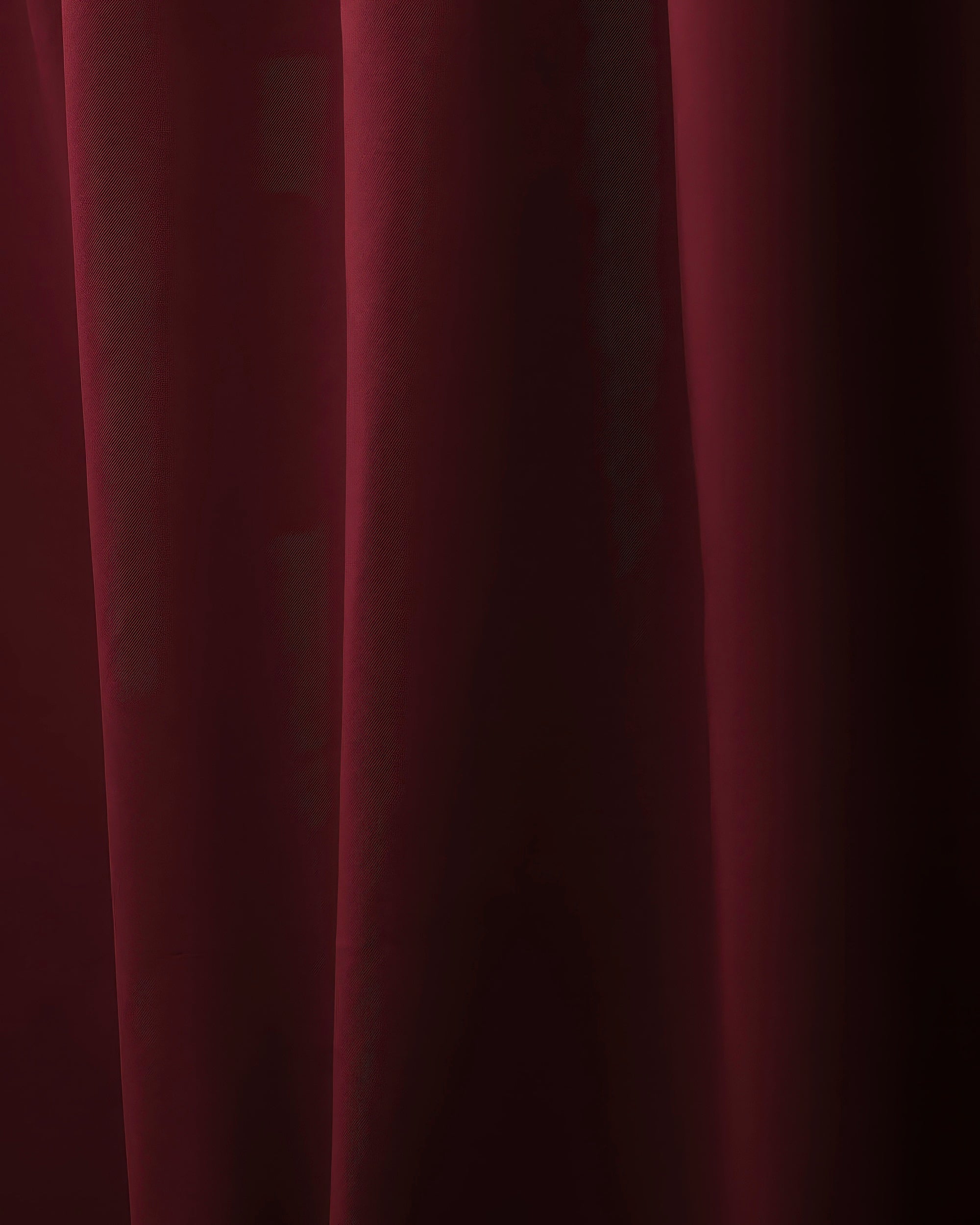 Hussein Custom Curtain Red Color Close-up