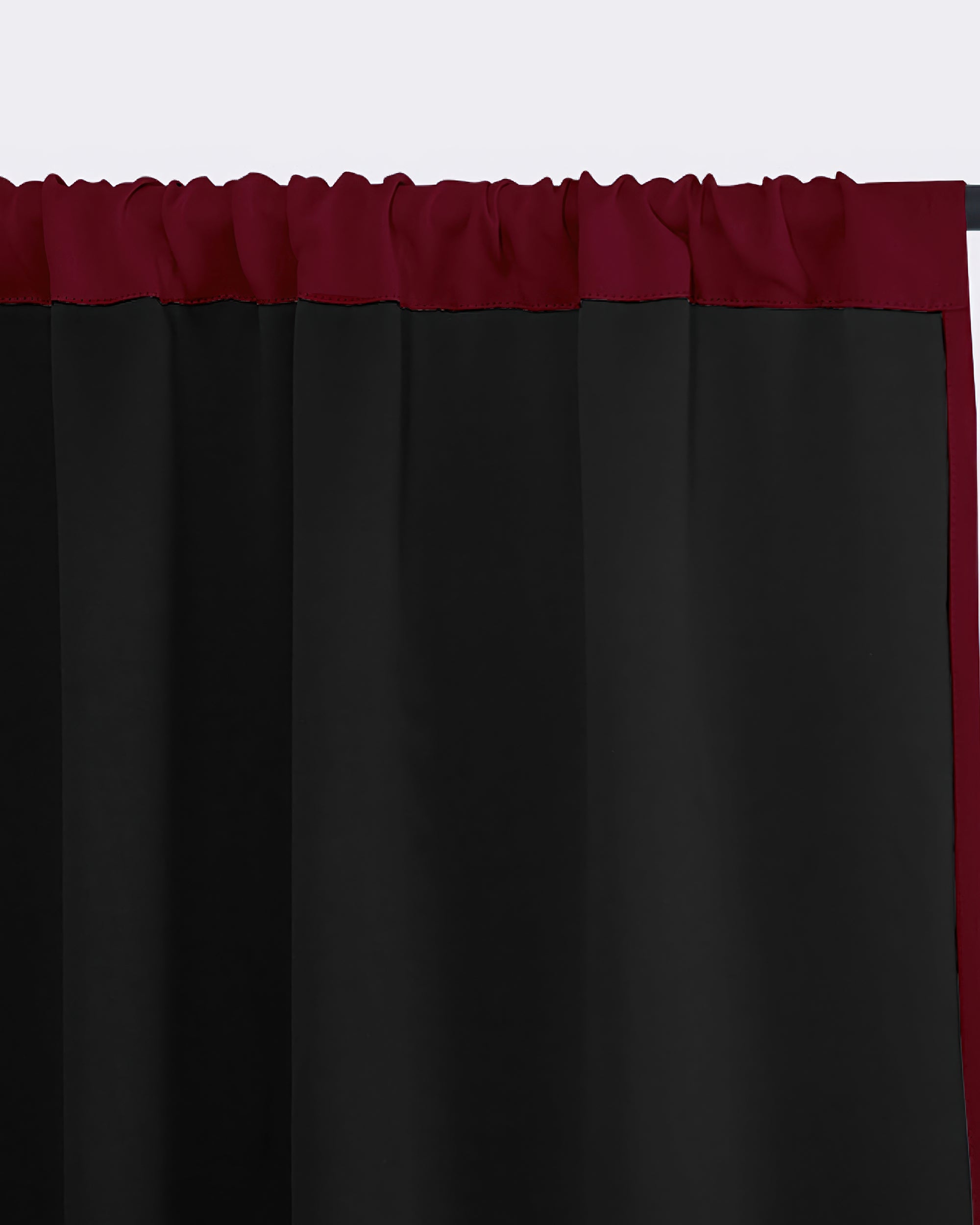 Hussein Custom Curtain Red Color Liner
