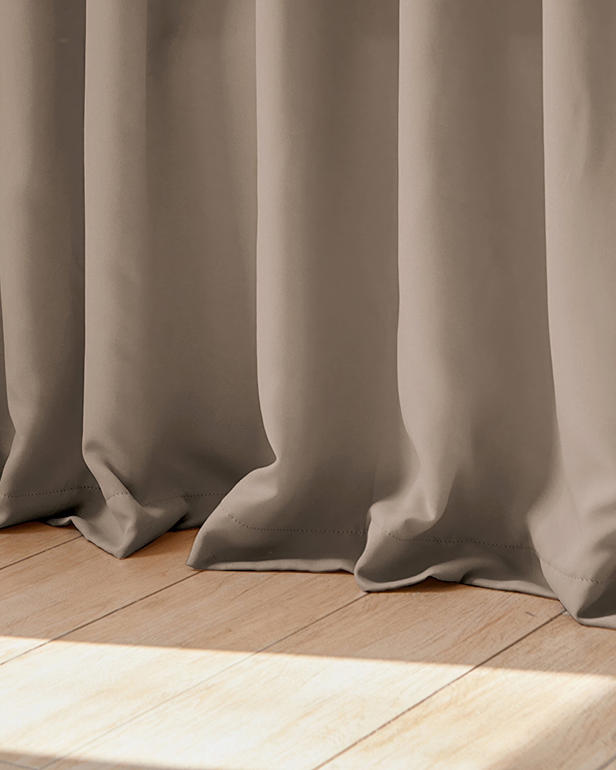 Hussein Custom Curtain Sand Puddle