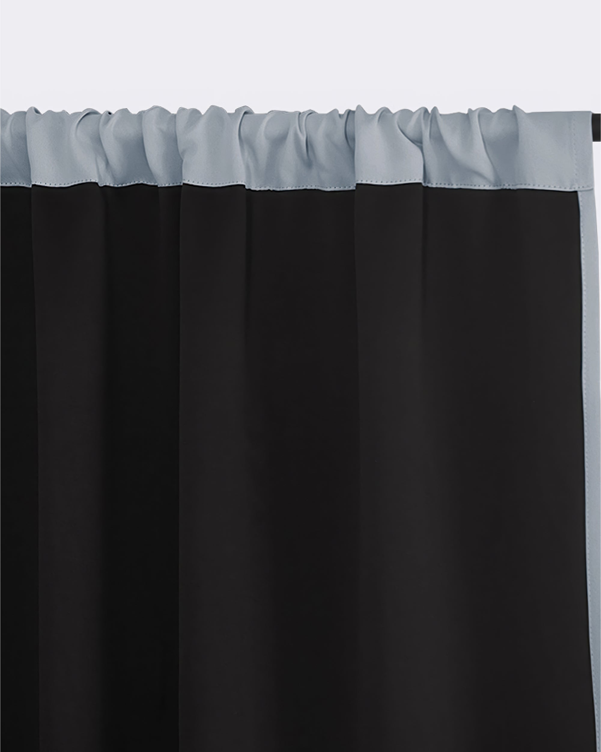 Hussein Custom Curtain Vintage Blue Liner