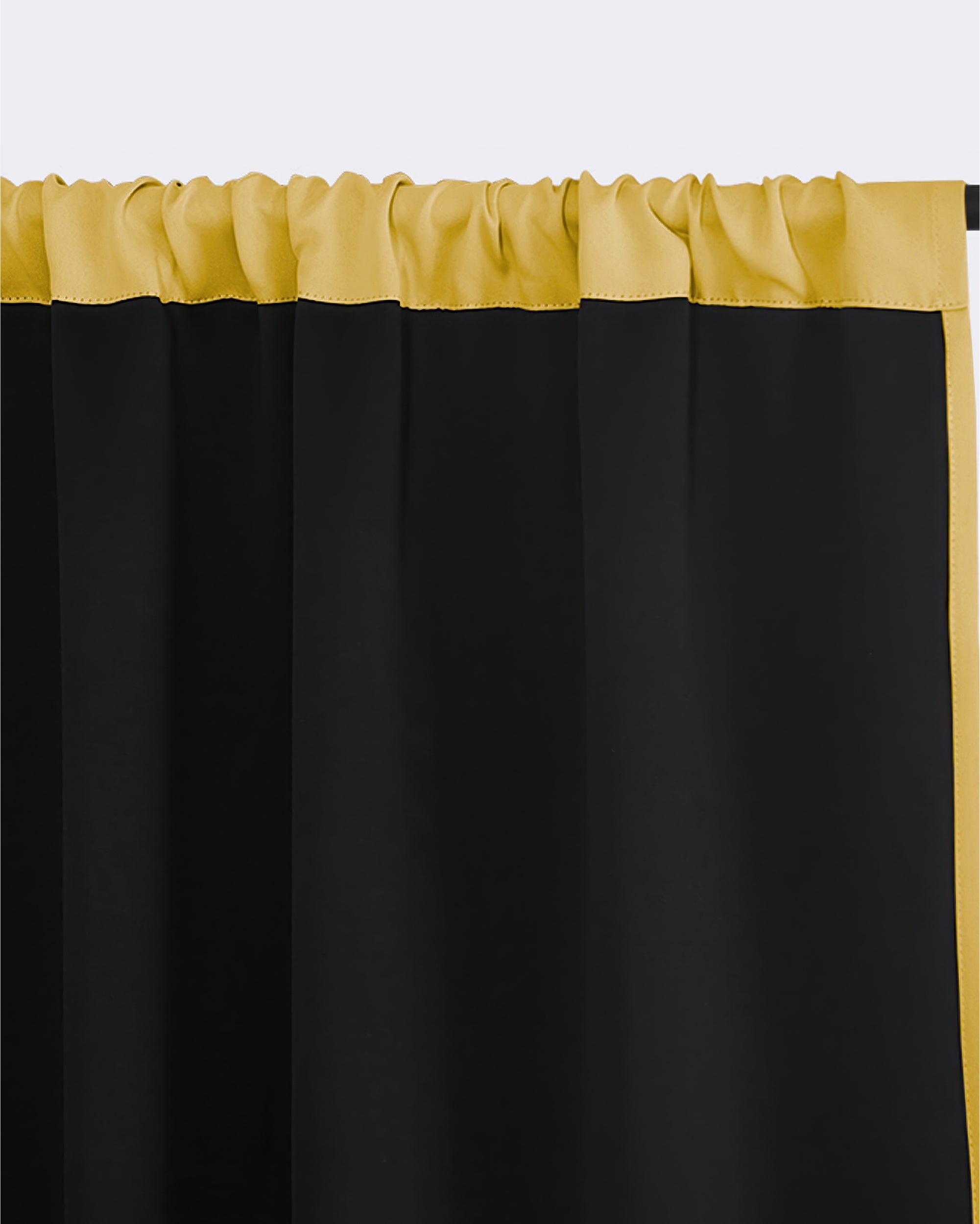 Hussein Custom Curtain Yellow Liner