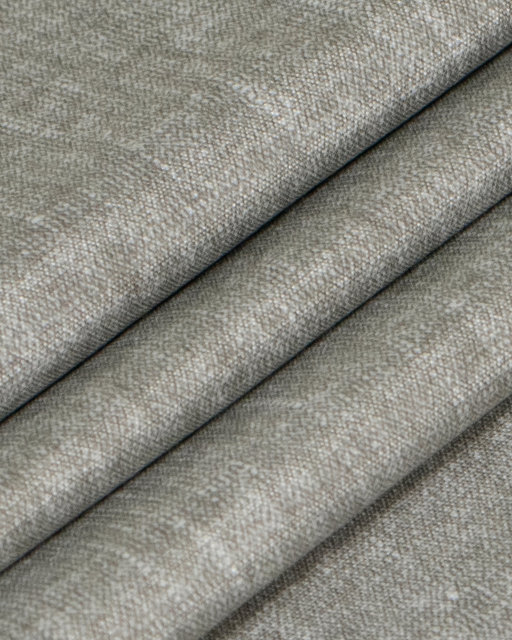 Kensington Linen Look Custom Curtain Grey Close-up