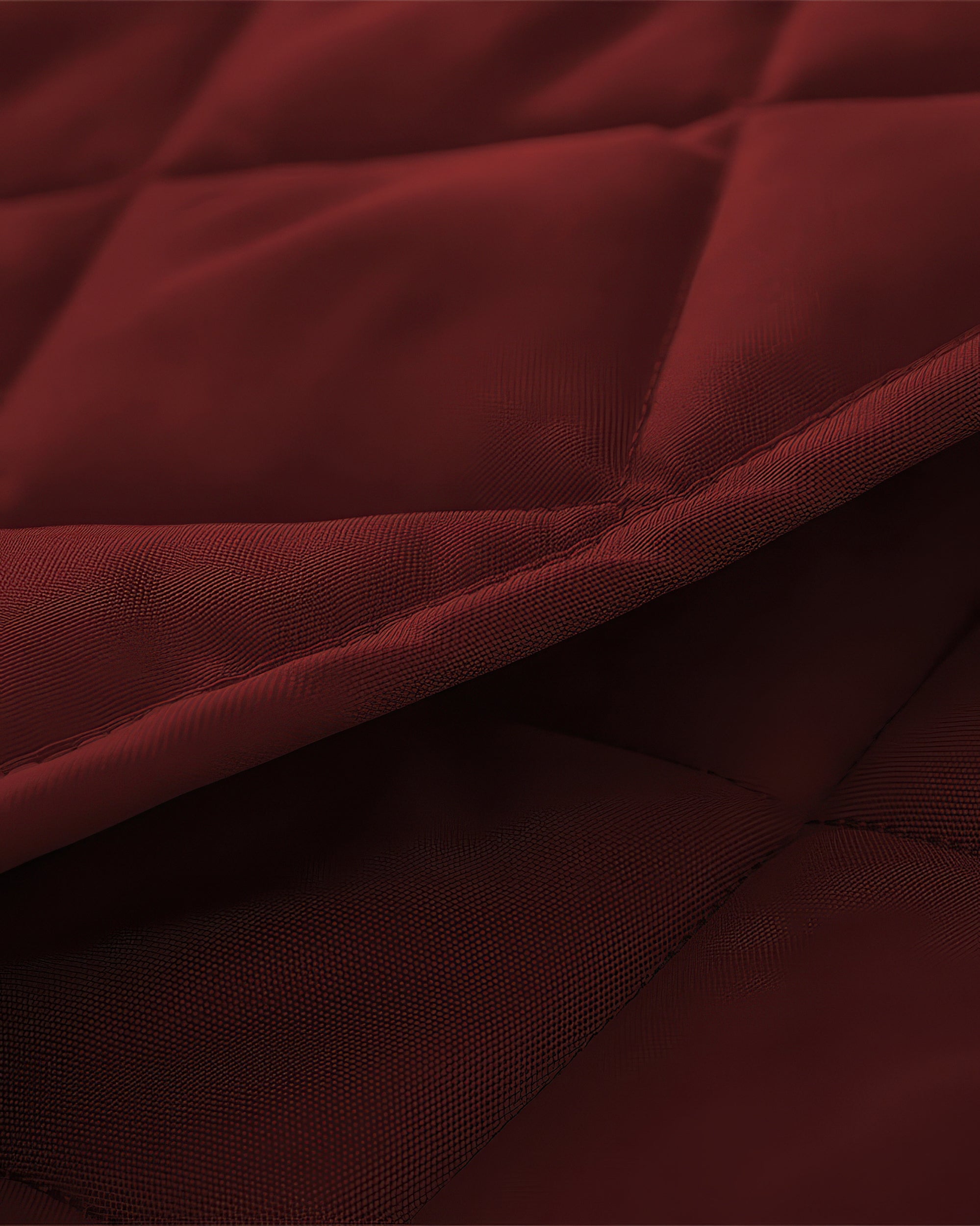Oxford Thermal Custom Pet Door Cover Red Fabric Close-up