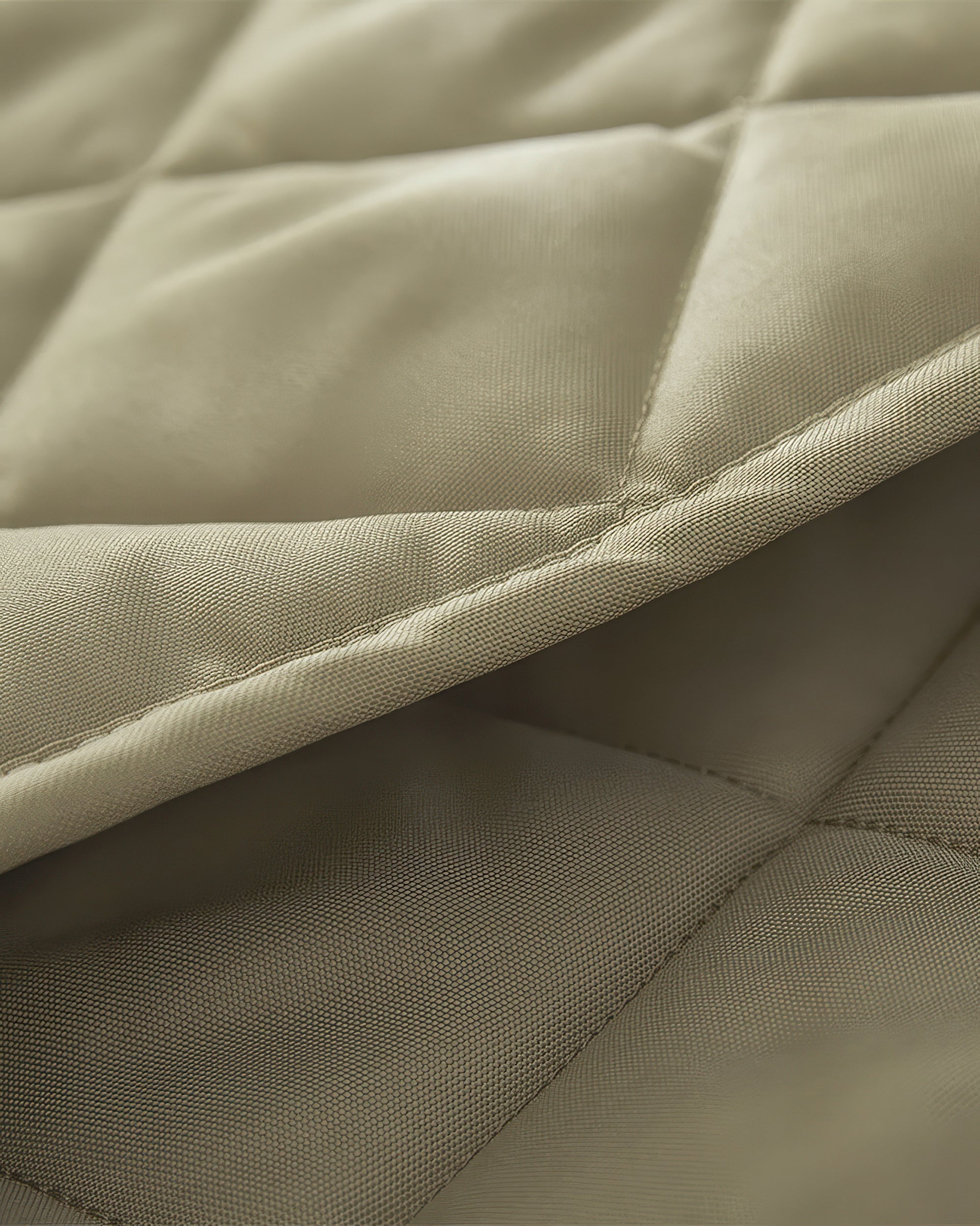 Oxford Thermal Magnetic Door Curtain Camel Close-up