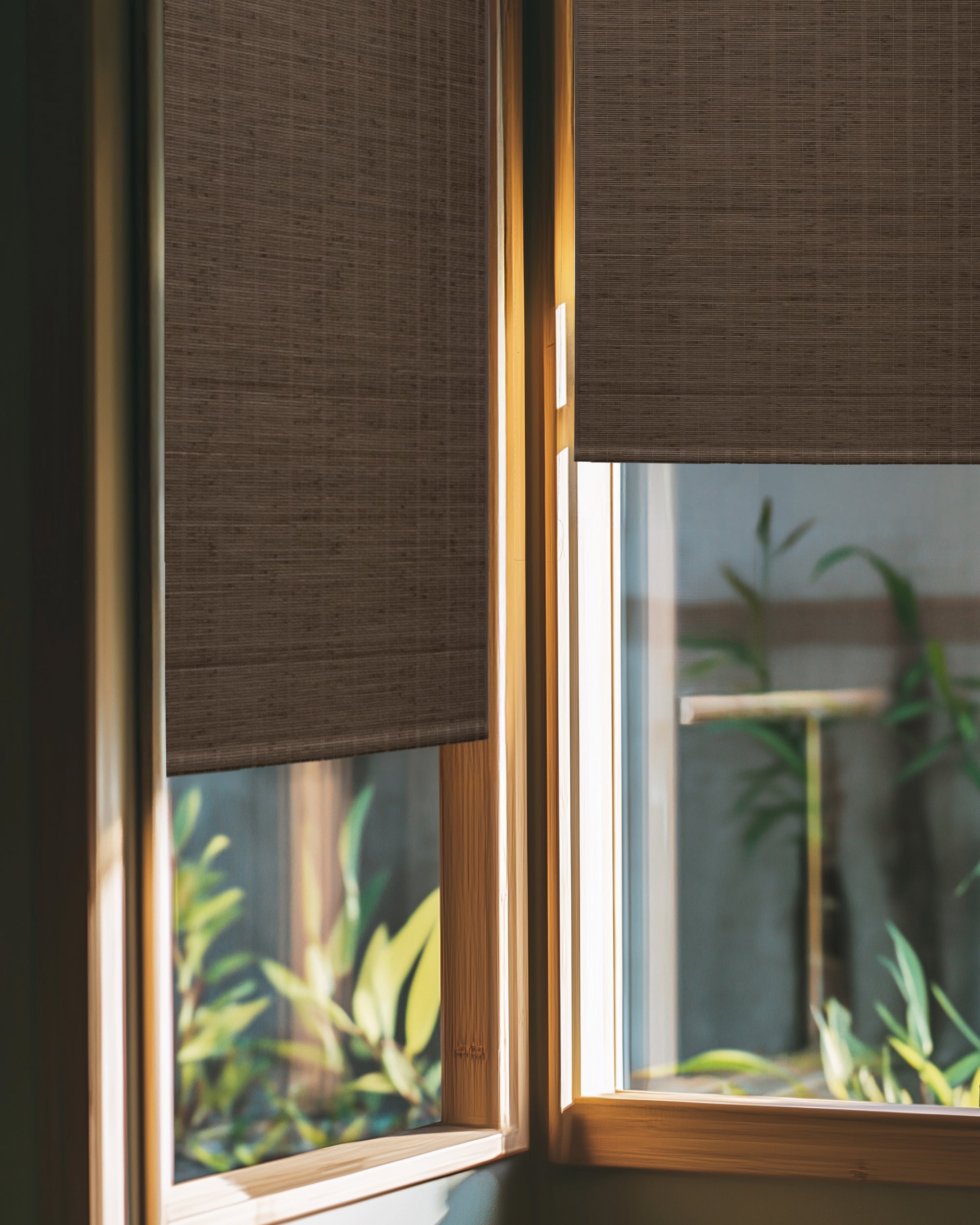 Hana Bamboo Woven Shade - Bark