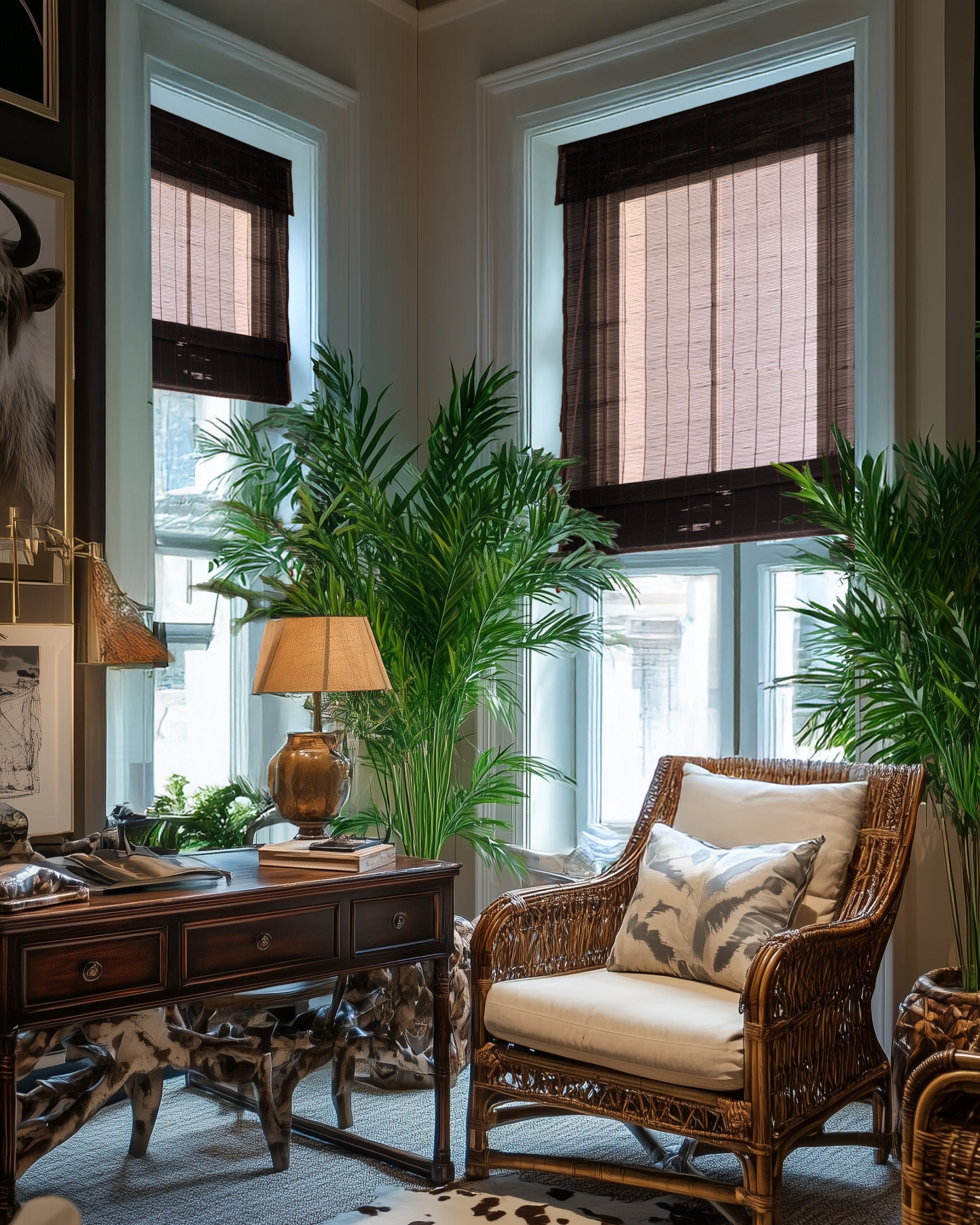 Toni Bamboo Woven Shade - Hazel