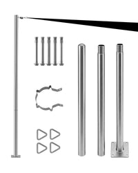 Heavy Duty Stainless Steel Sun Shade Sail Support Pole