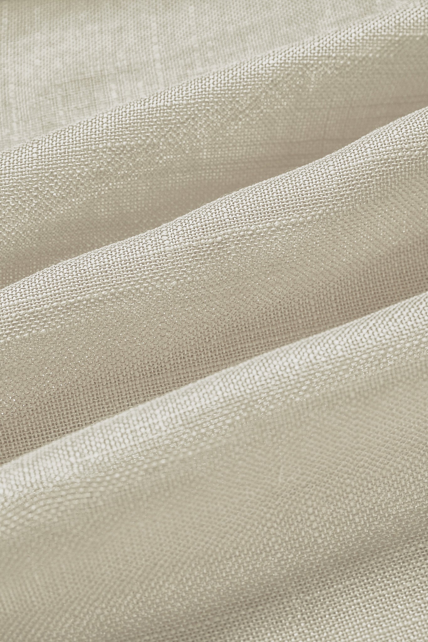 Tehreem Textured Sheer Custom Curtain Light Beige Fabric Close-up