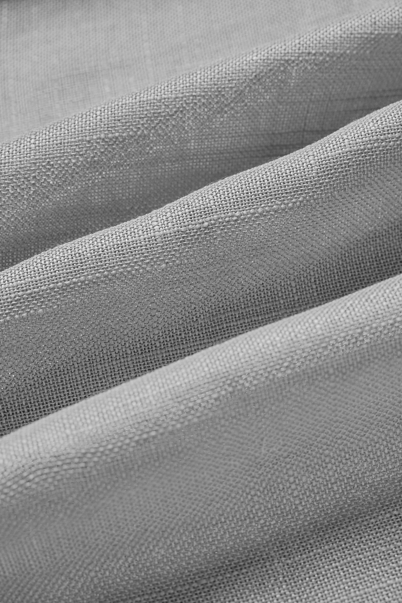 Tehreem Textured Sheer Custom Curtain Silver Grey Fabric Close-up