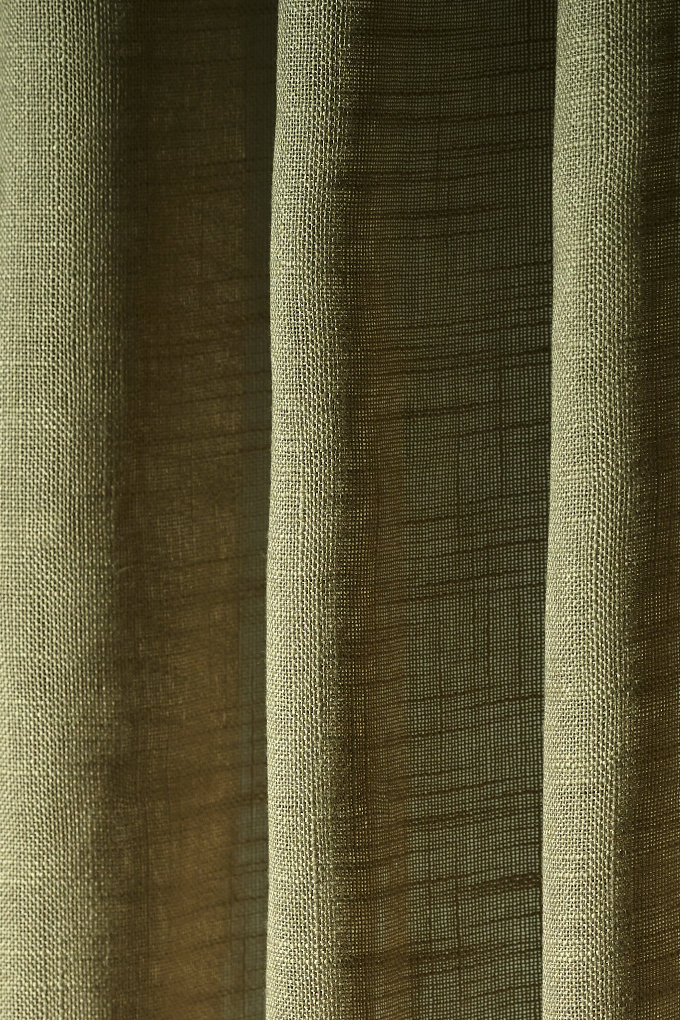 Tehreem Textured Sheer Custom Curtain Taupe Close-up