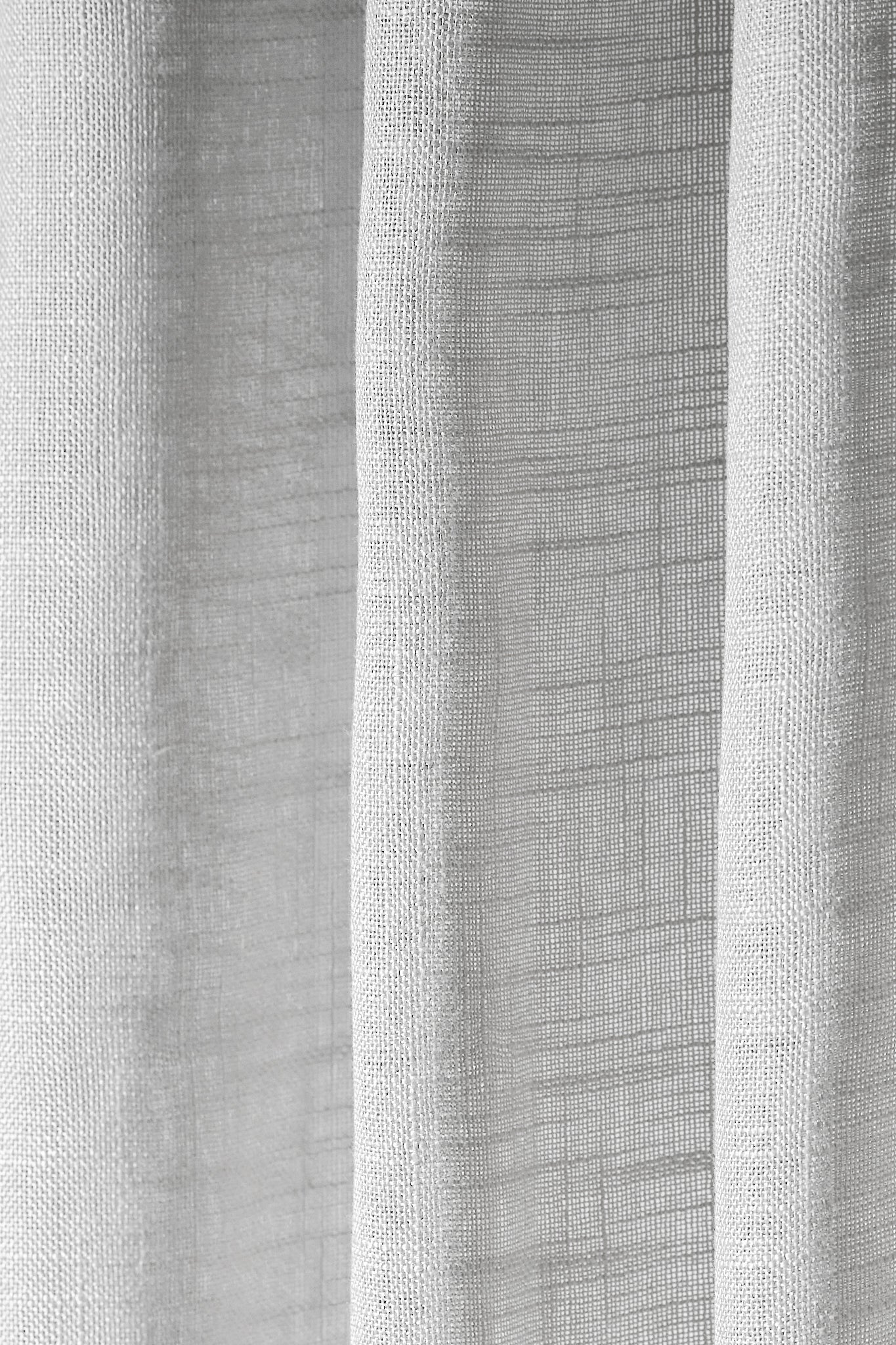 Tehreem Textured Sheer Custom Curtain White Close-up