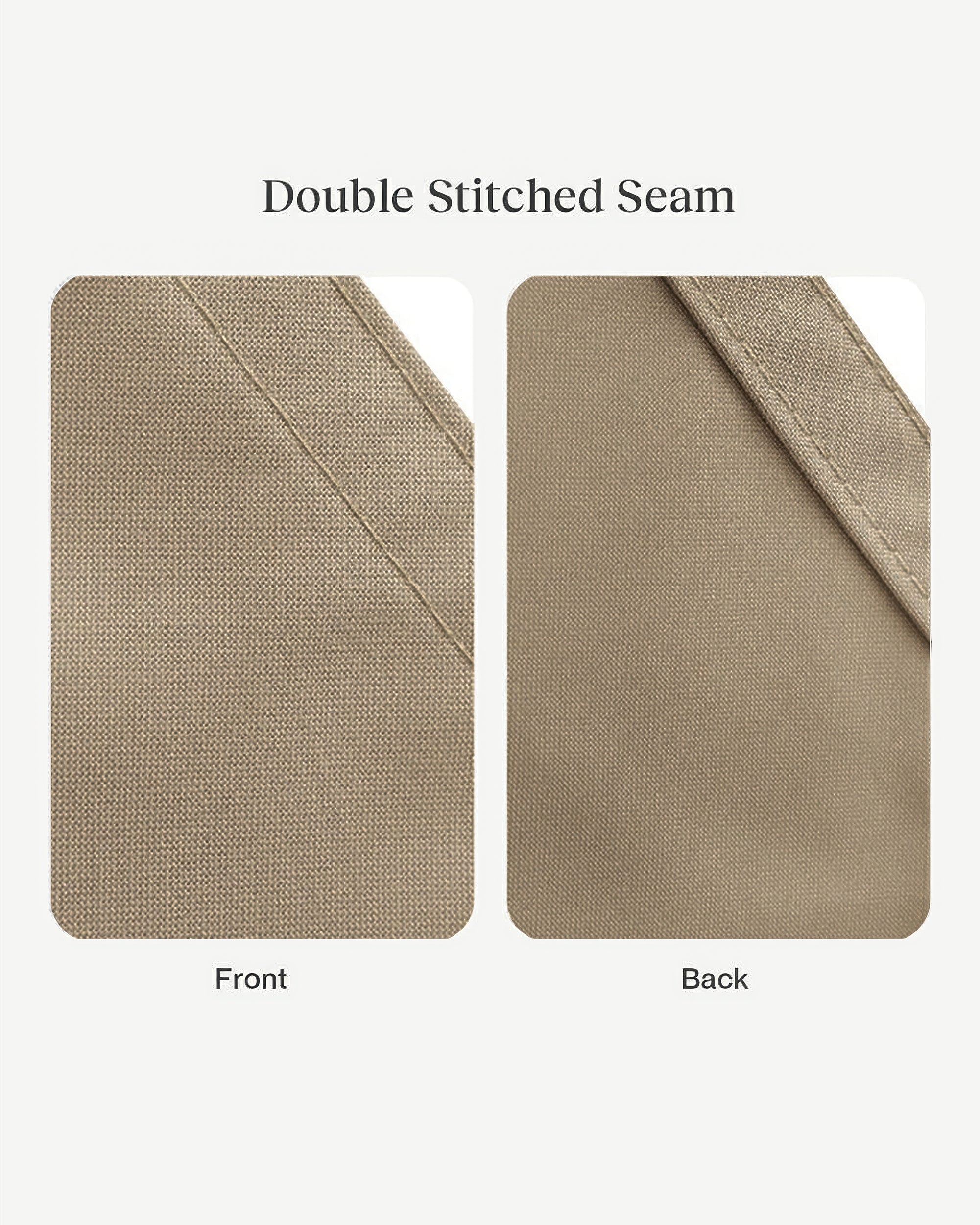 UVShield Waterproof Triangle Sun Shade Sail Beige Detail