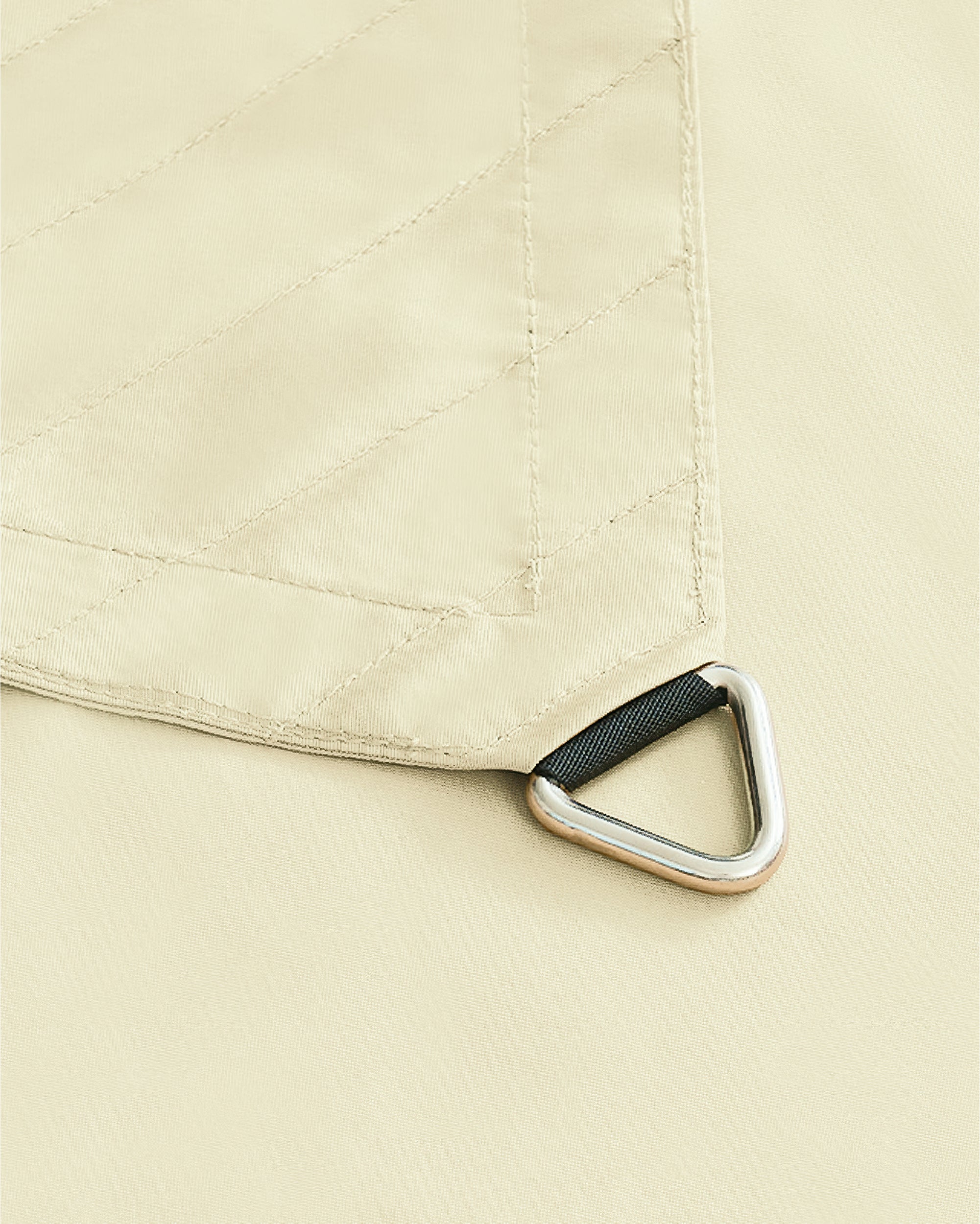 UVShield Waterproof Triangle Sun Shade Sail Cream Connect Hook