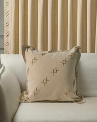Arden Textured Yarn Stitched Throw Pillowcase