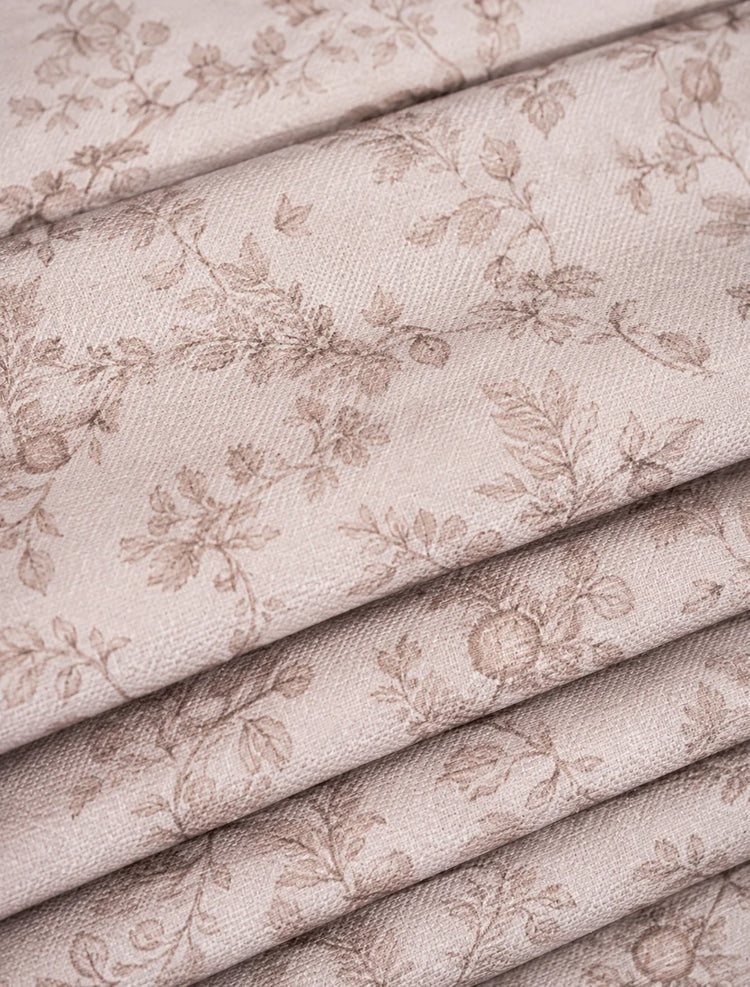 TheNottingHome x TheHues Eden Flat Fold Floral Cordless Custom Roman Shade