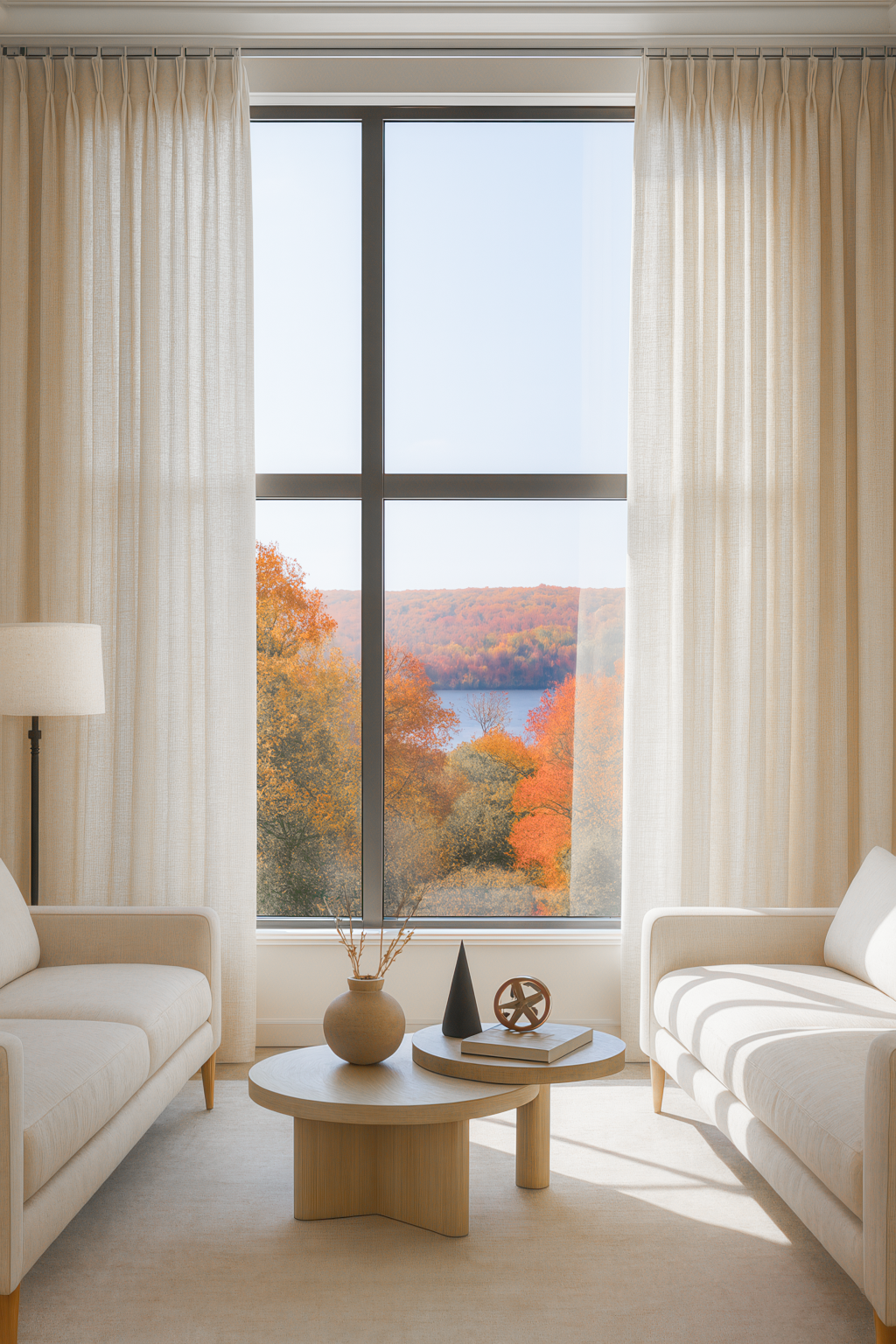 Cassie Linen Blend Custom Curtains