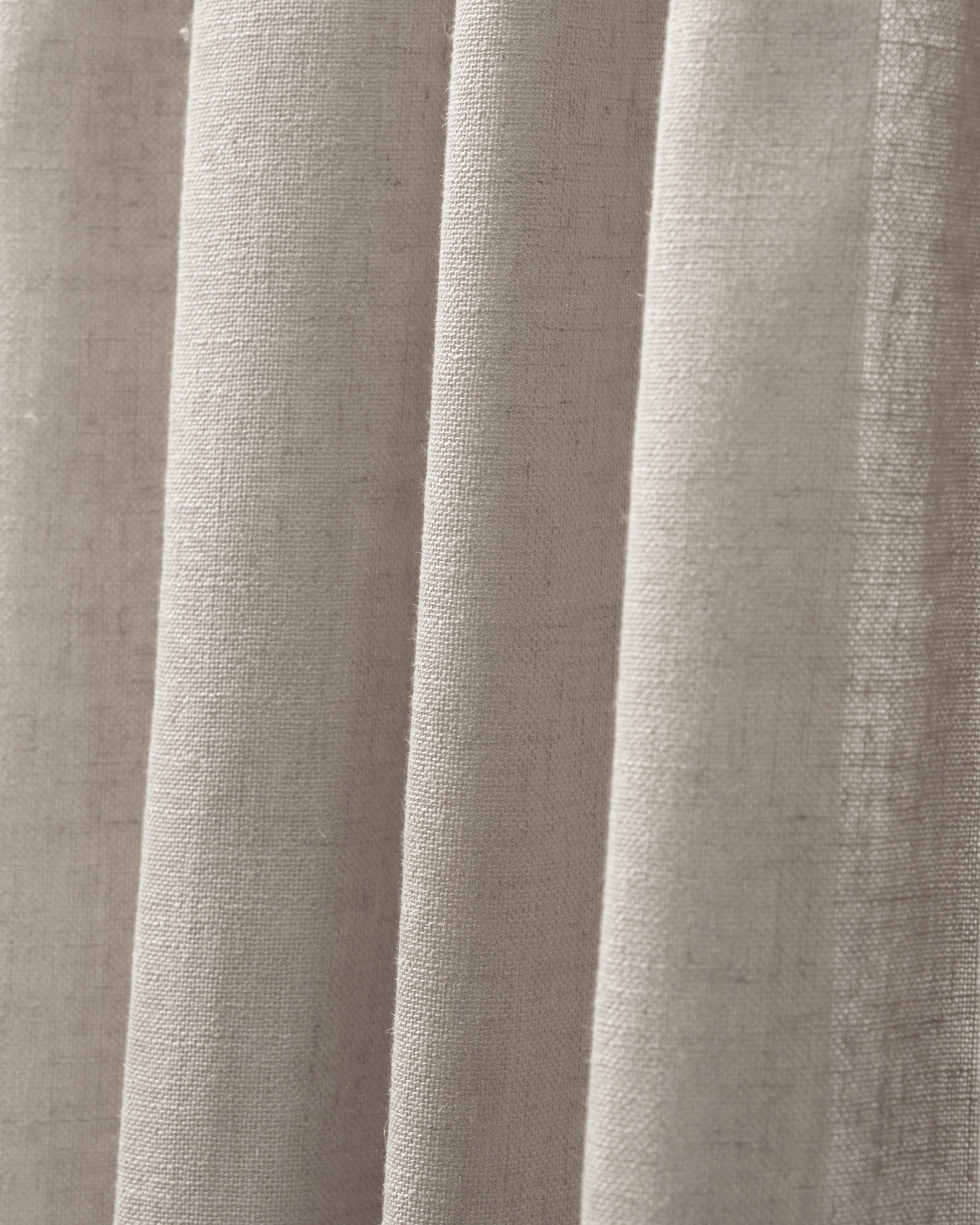 Chloe Linen Look Burlap Textured Sheer Curtain