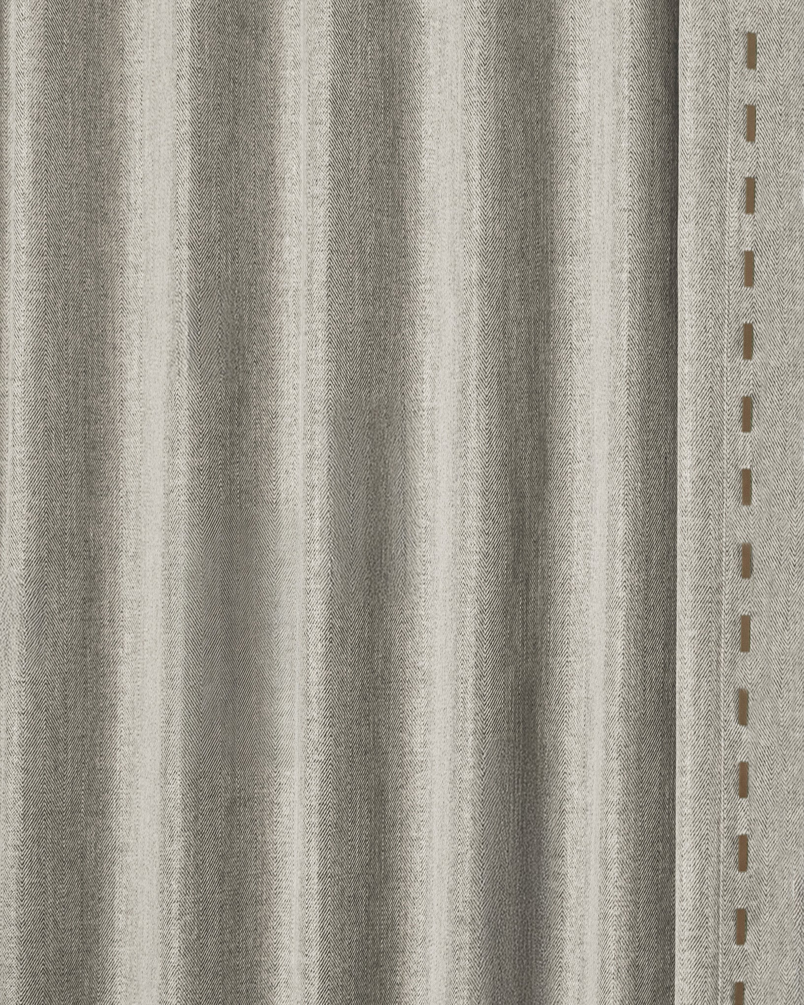 Cleo Textured Custom Curtain with Trim