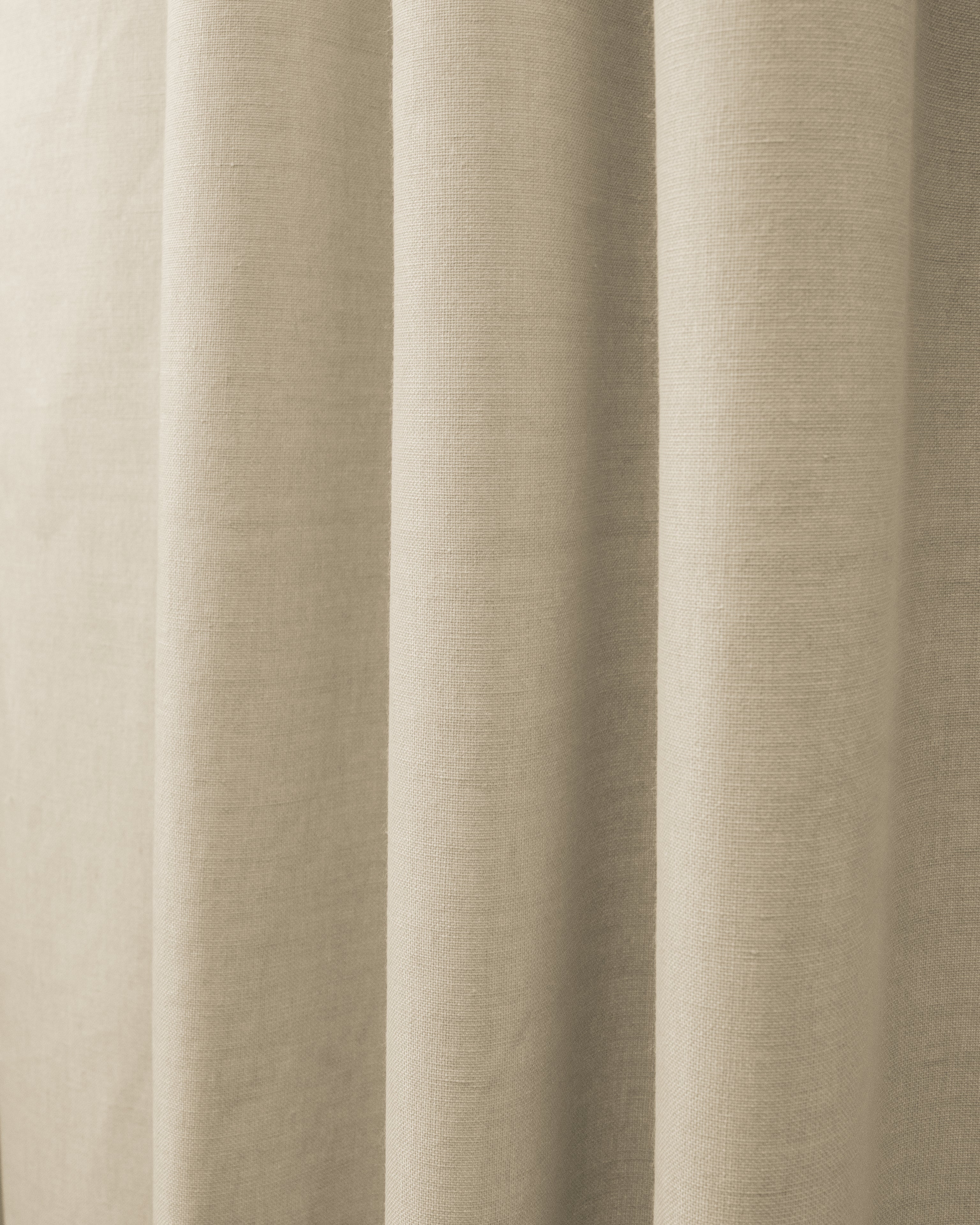 Cronin 4 Layers Linen Look Heavyweight Soundproof Thermal 100% Blackout Anti-Dust Custom Curtain - TheHues