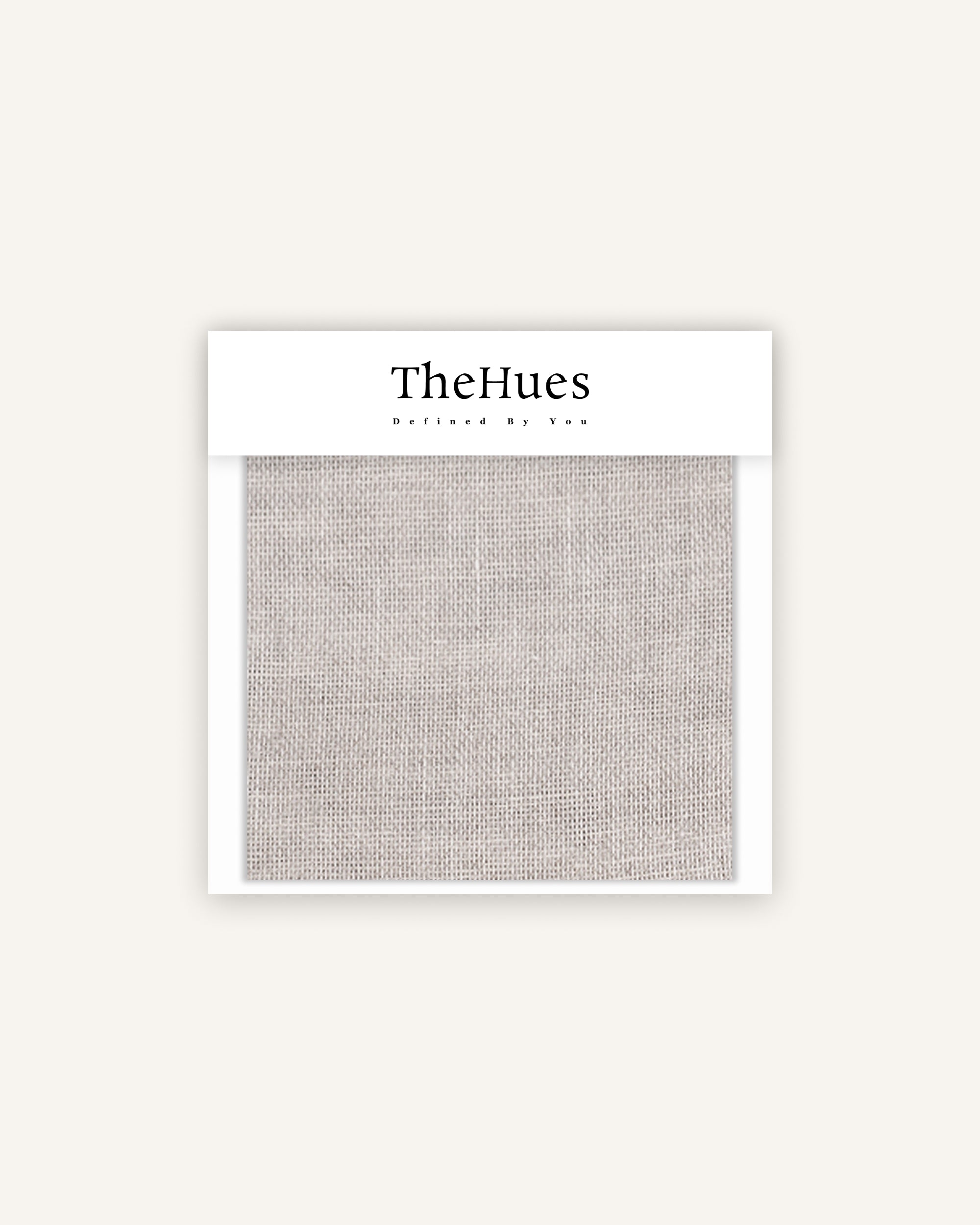 TheHues Thistle sheer fabric swatch for custom Roman shades, revealing its soft, structured, textured weave.