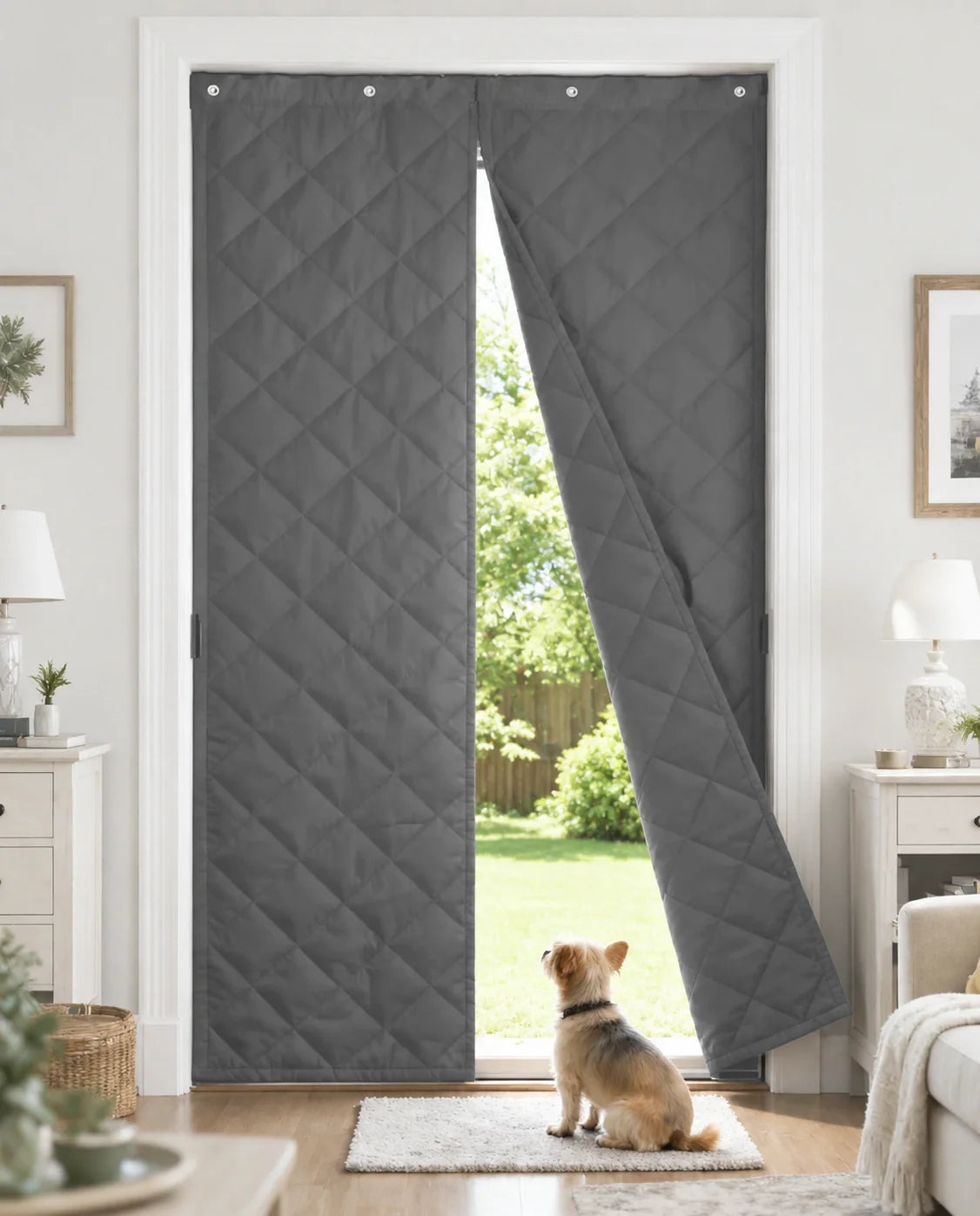 Oxford Thermal Insulated & Soundproof Custom Magnetic Door Curtain