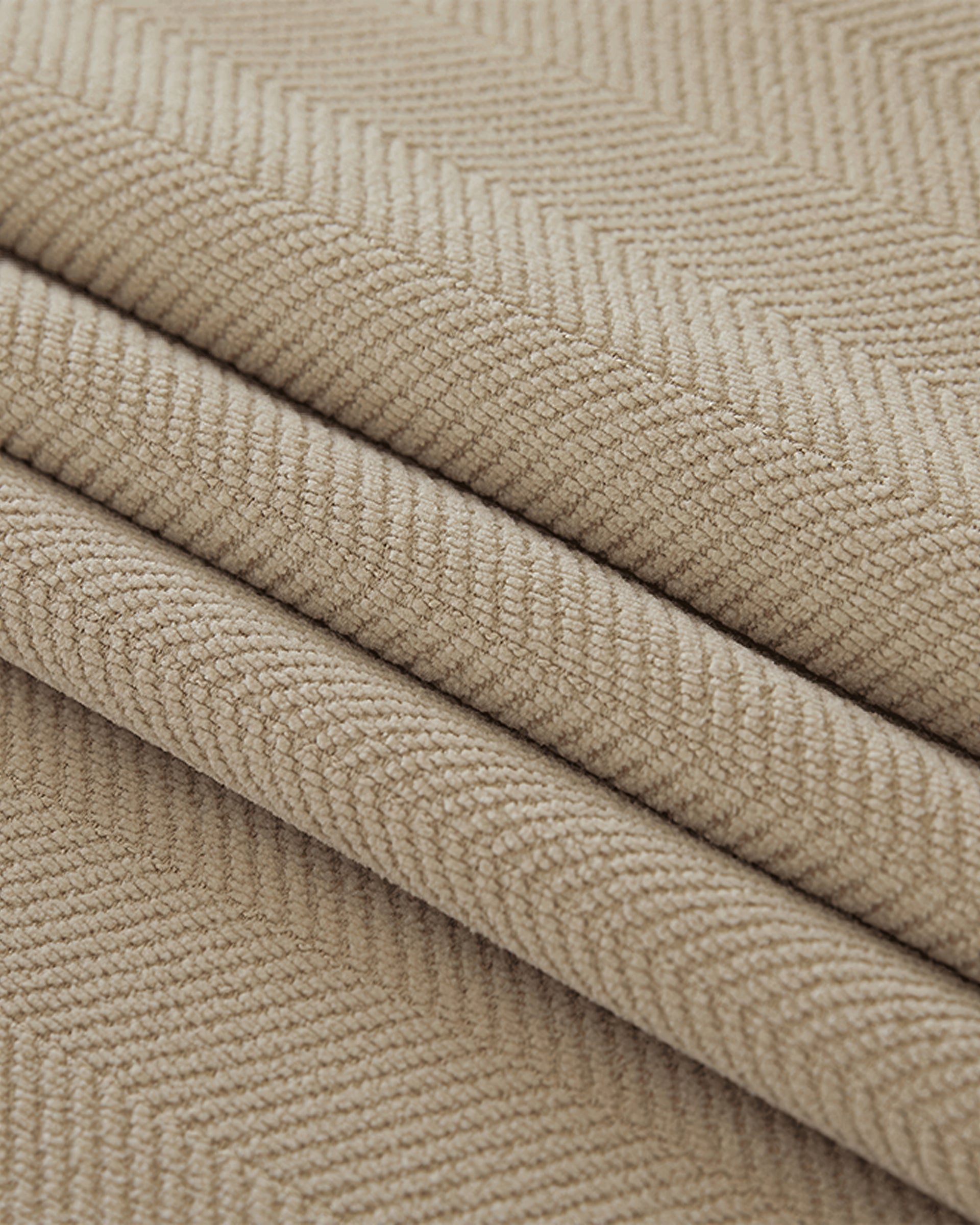 Herringbone Chenille Soundproof Thermal Blackout Fabric Swatches