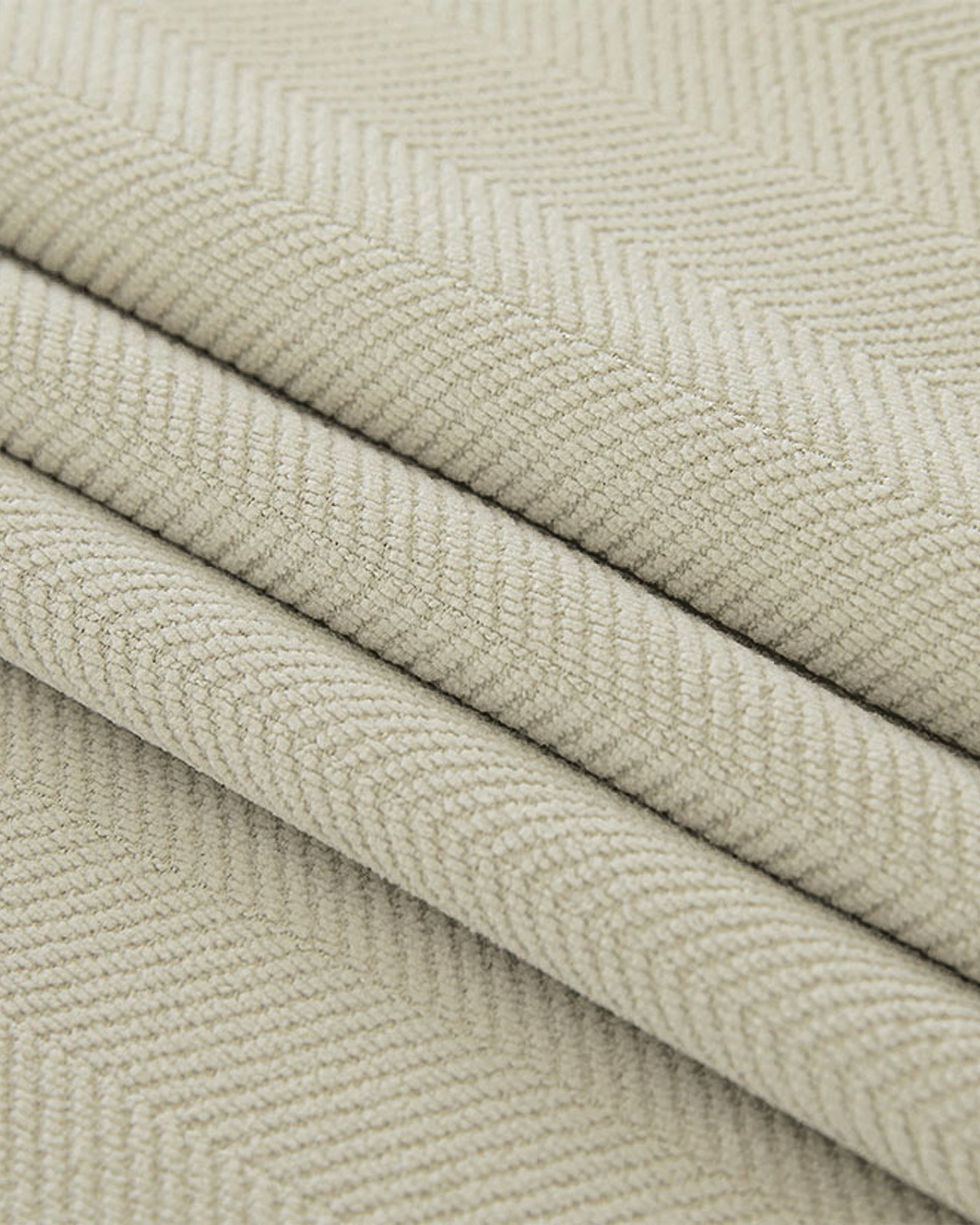 Herringbone Chenille Soundproof Thermal Blackout Fabric Swatches