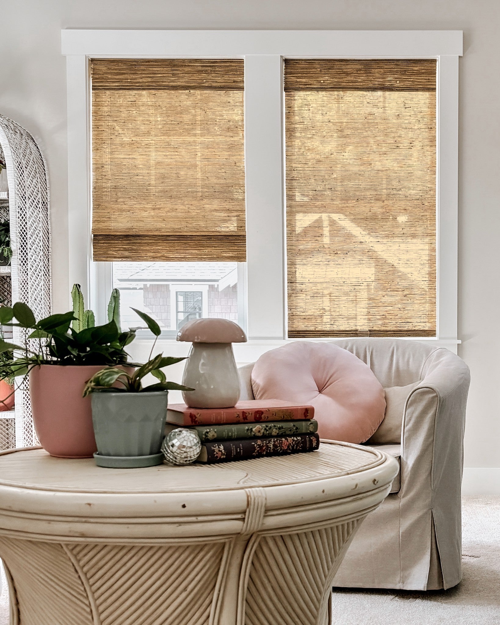 Mia Jute Woven Shade - Straw