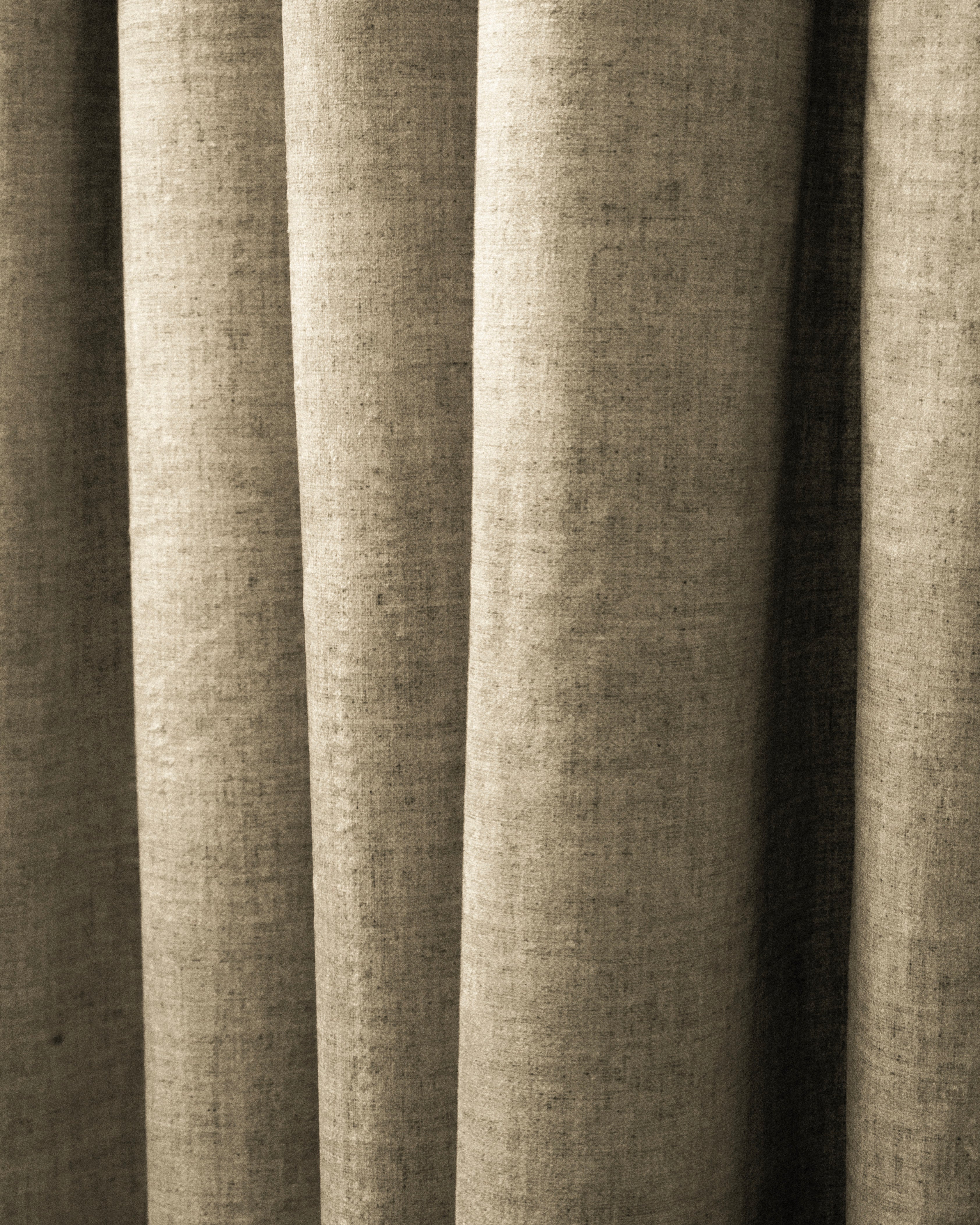 Jazlynn 4 Layers Linen Patterened Velvet Heavyweight Custom Curtain - TheHues