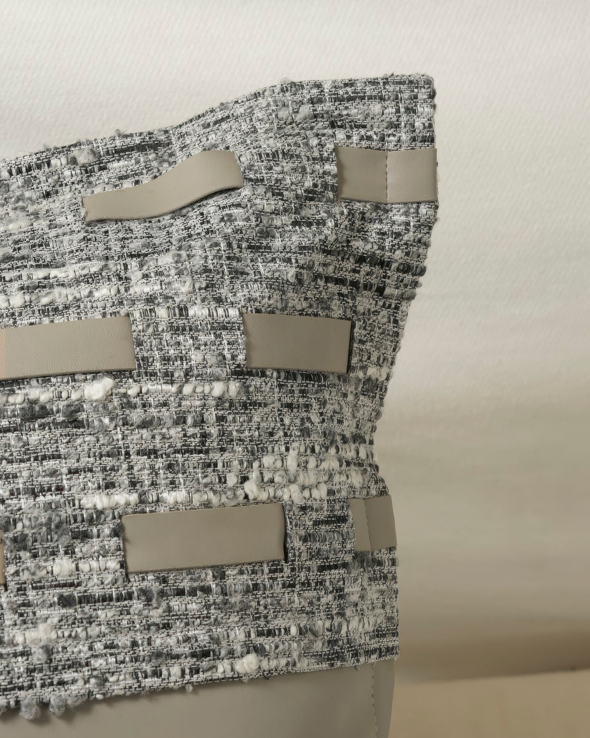 Juliette Textured Faux Leather Throw Pillowcase