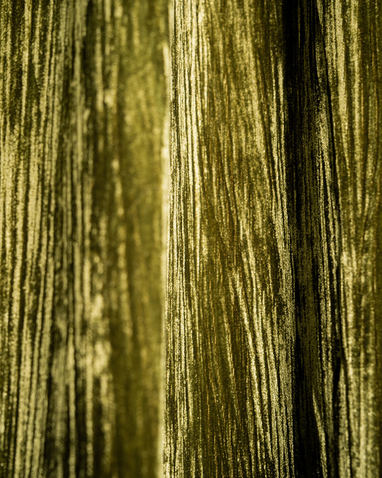 Ripple Custom Velvet Curtain
