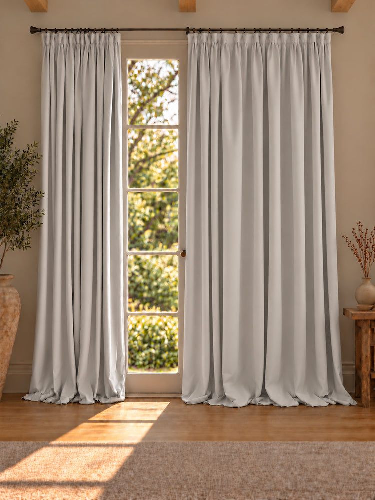 TheHues Moonlit Velvet Custom Curtain — Cream, image 2