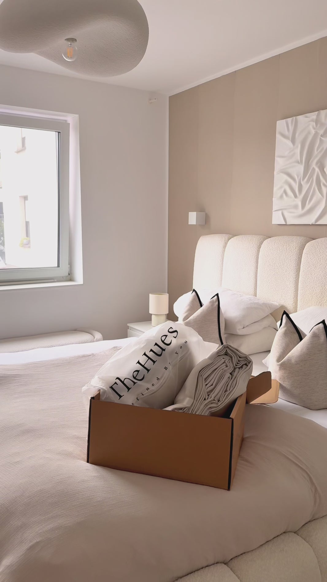 Zoe+Yarn-Ivory White-Unlined-Back Tab & Rod Pocket-（interiorby.giulia) — video 1
