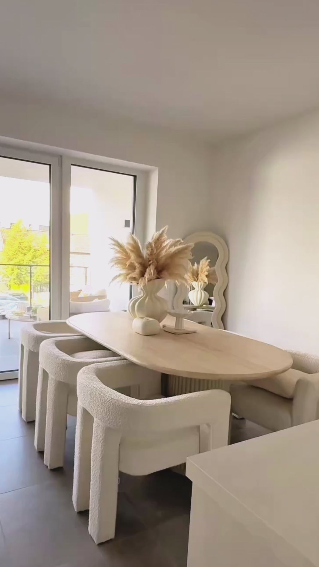 Zoe+Yarn-Ivory White-Blackout-Pleat Hook & Clip Rings-（bysiinoo） — video 1