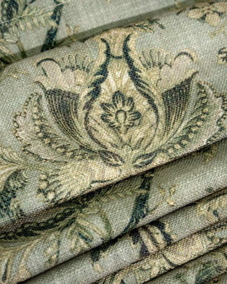 TheNottingHome x TheHues Cottage Bloom Flat Fold Floral Cordless Custom Roman Shade