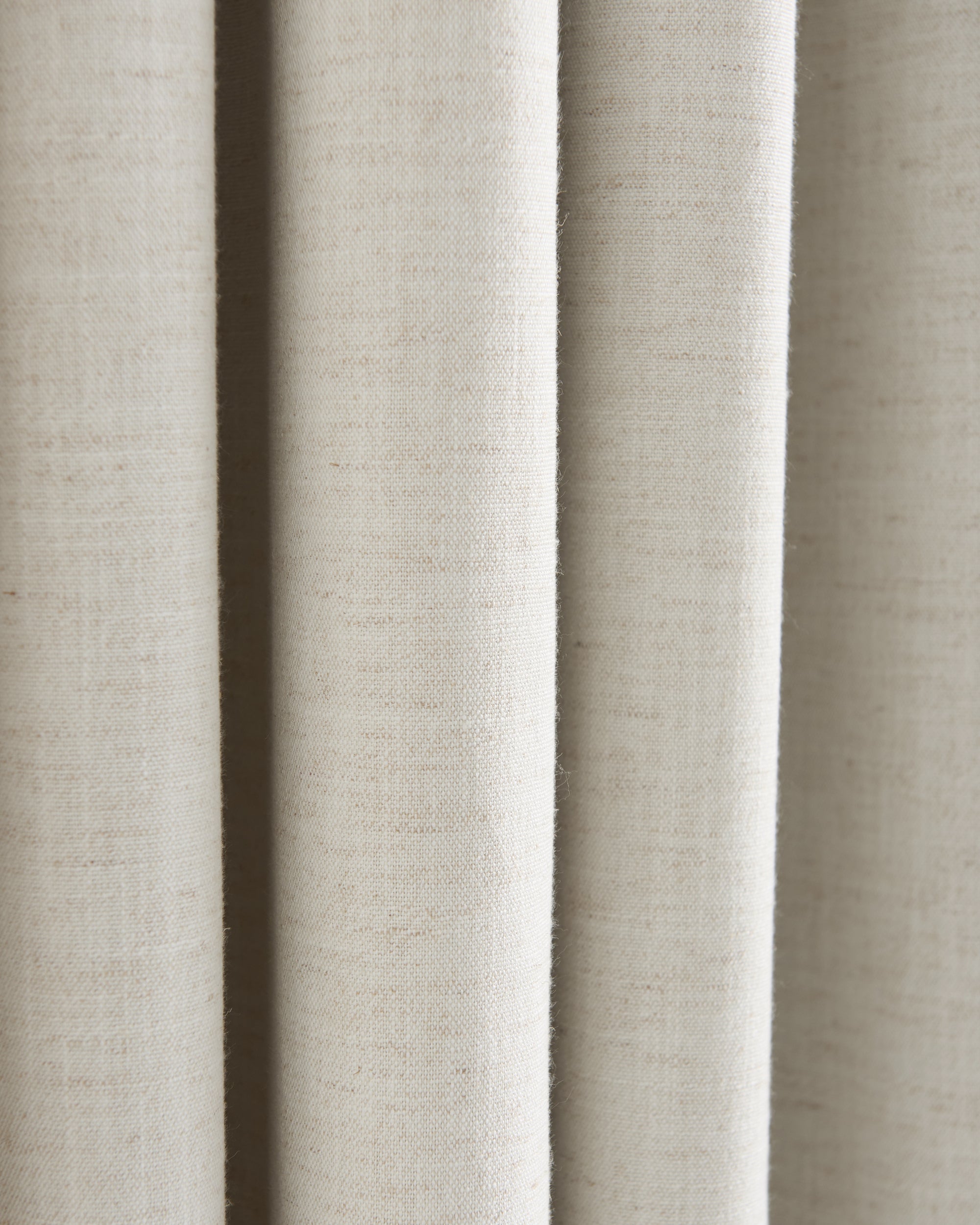 Sally 100% Blackout Linen Blend Custom Curtain - TheHues