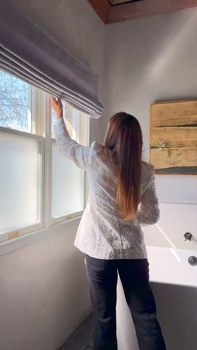 Zoe Roman Shade Silver Grey video cover