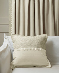 Zane Wool Blend Yarn Stitched Throw Pillowcase