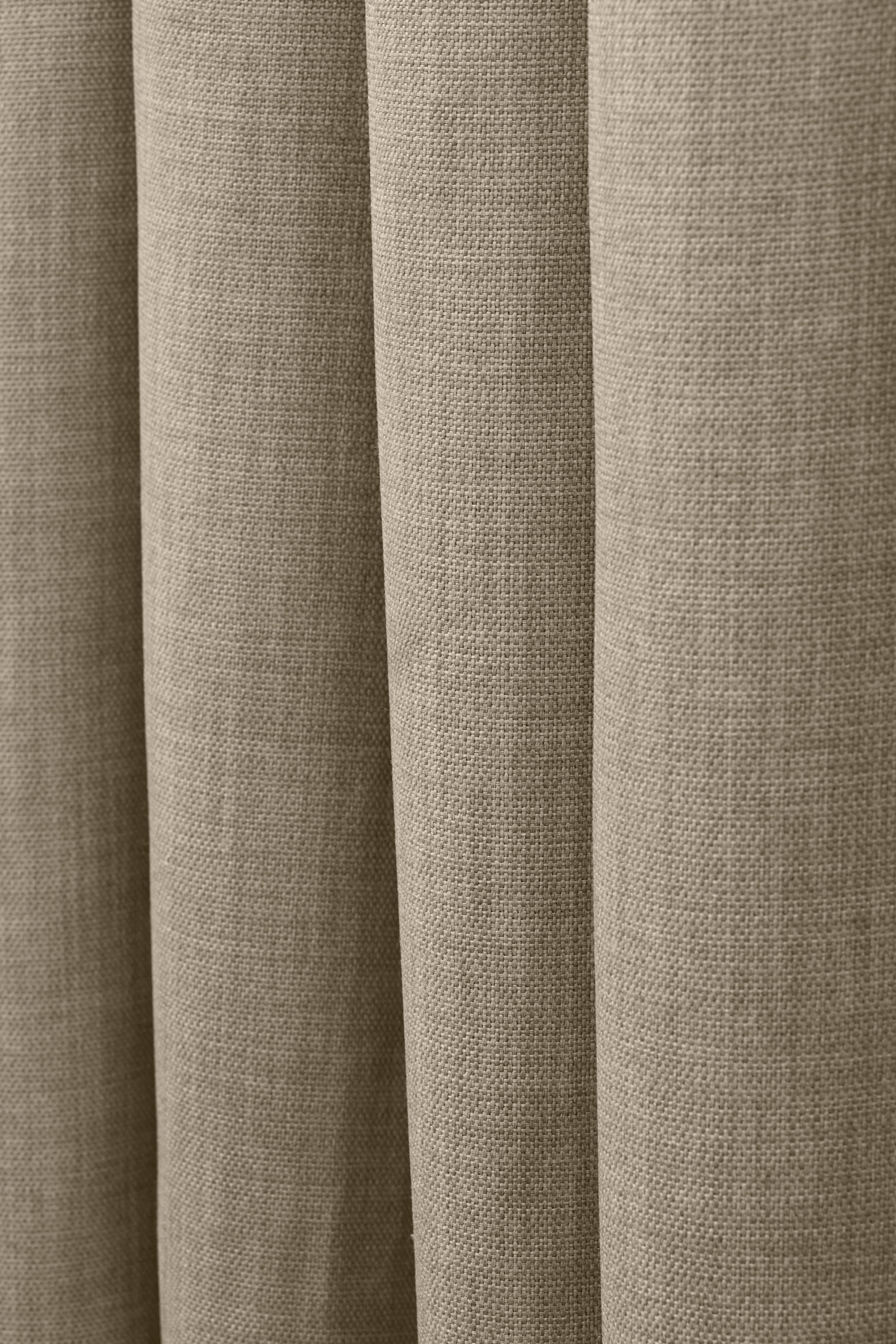 Zoe 100% Blackout Linen Look Custom Curtain