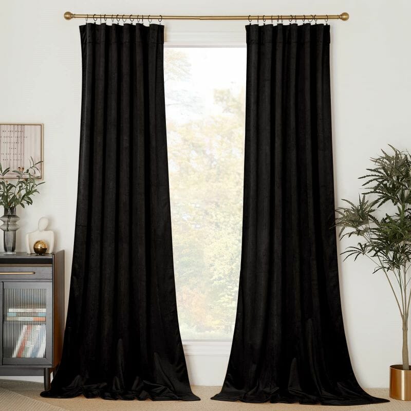 Cotton blackout curtain,curtains,black authentic out curtain,curtain,curtains 89 inches width,bedroom curtains,curtains 99 inches , curtains 109